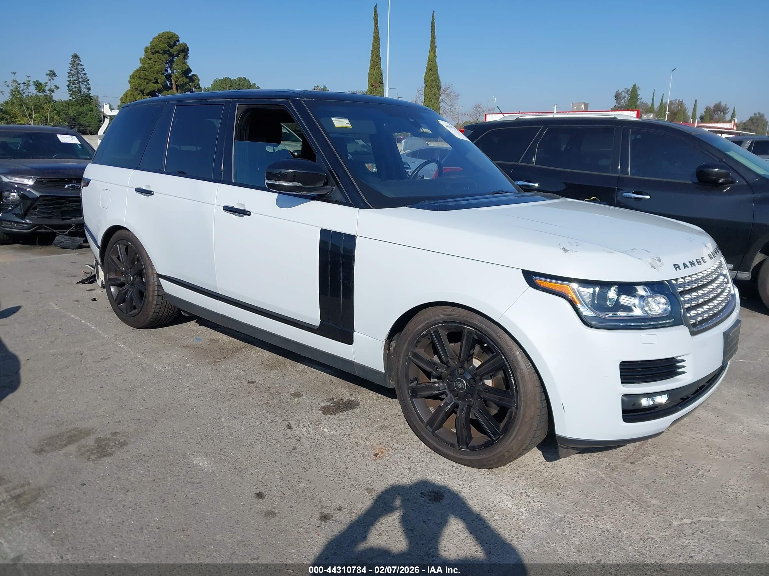 2016 Land Rover Range Rover HSE, VIN SALGS2KF1GA260331 — Theft recovery