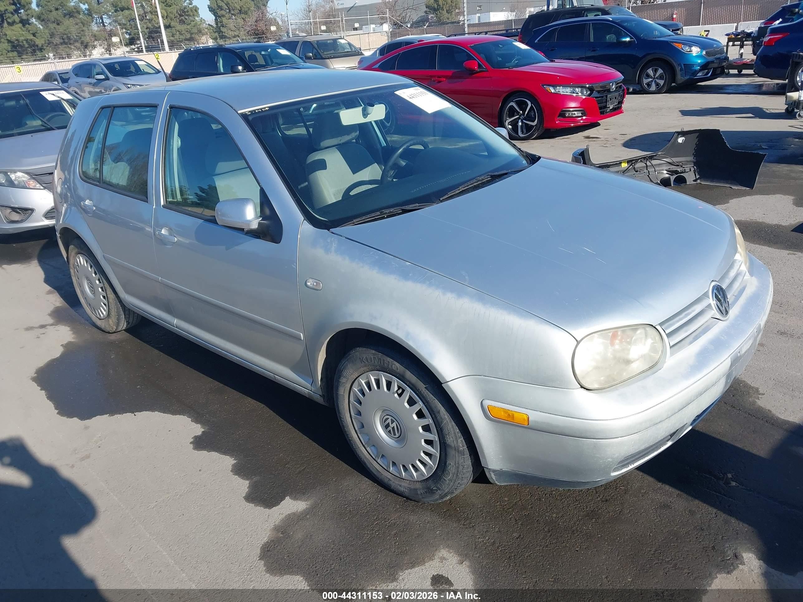 2002 Volkswagen Golf GLS, VIN 9BWGK61J724069448 — Rear end