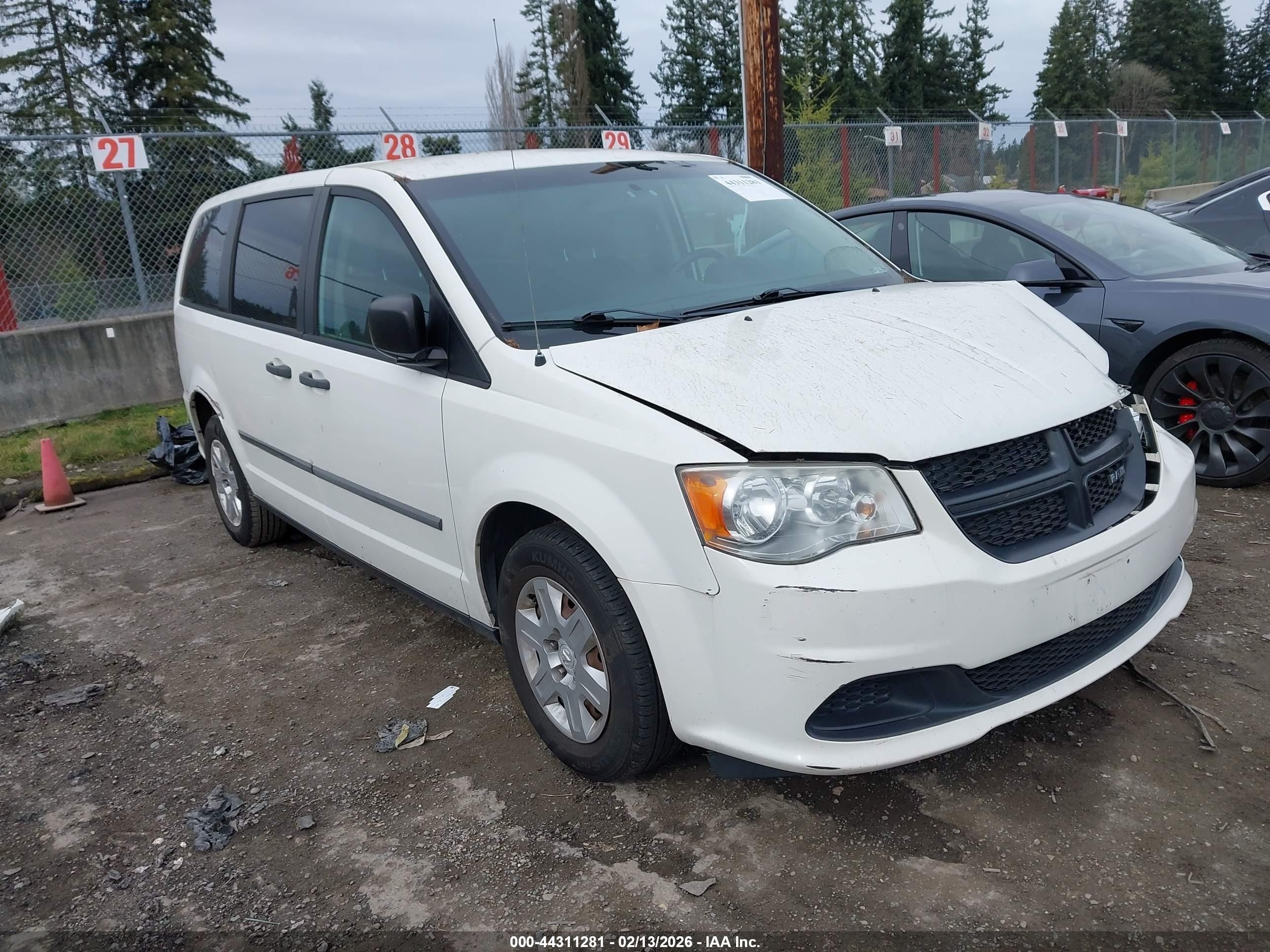 2012 Ram Cargo Van, VIN 2C4RDGAG5CR155539 — All over
