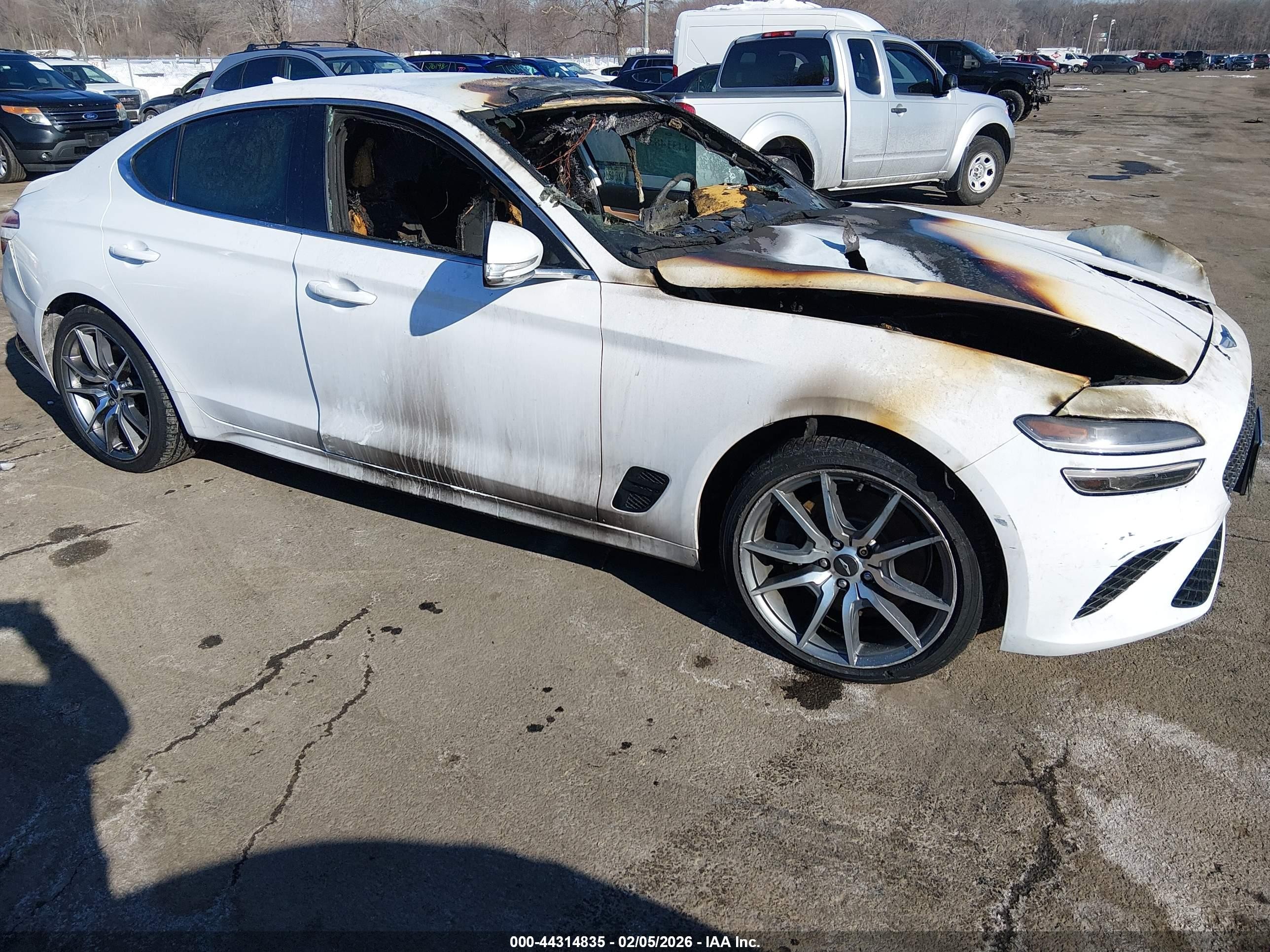 2022 Genesis G70 3.3T, VIN KMTG54TE1NU095801 — All over