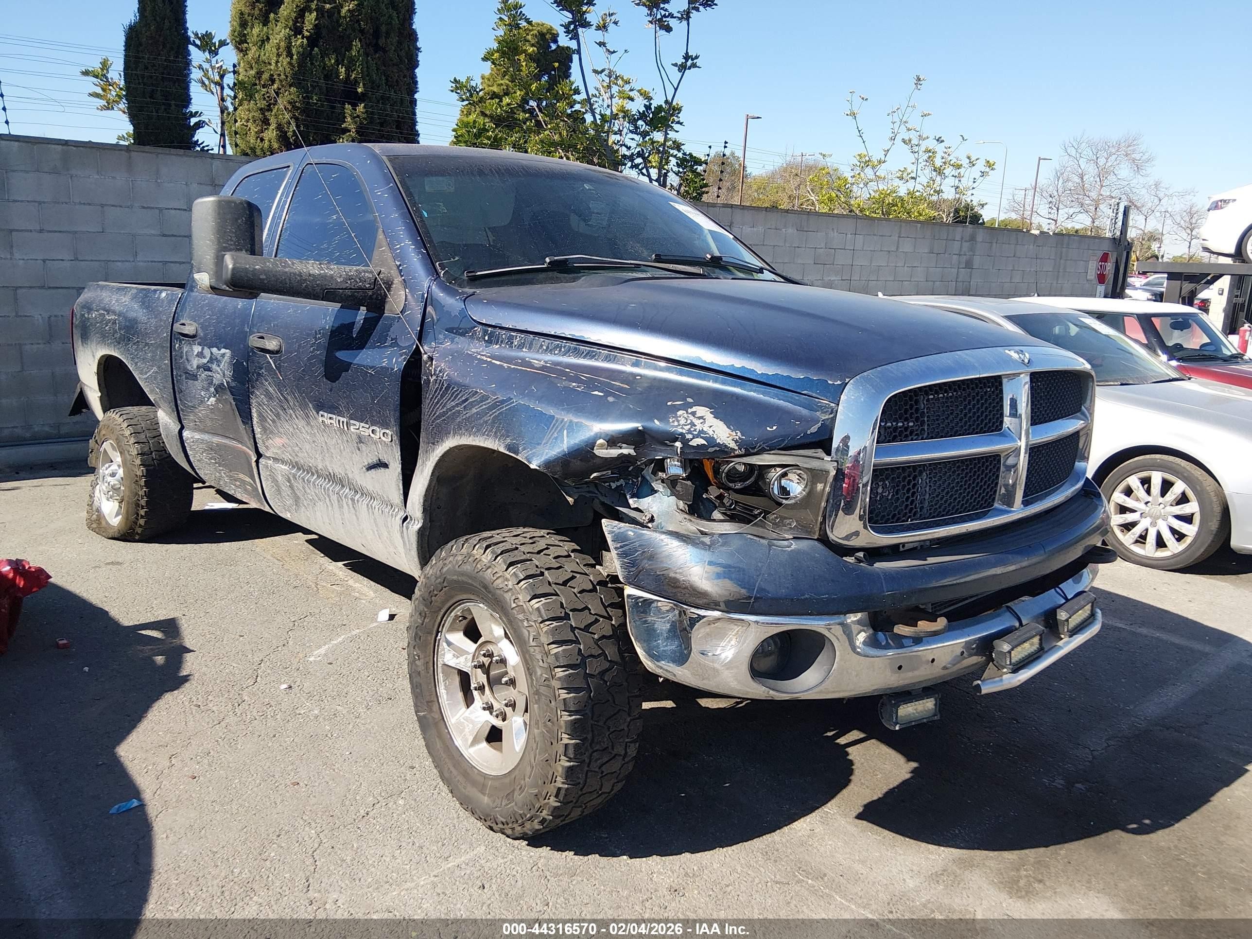 2003 Dodge RAM, VIN 3D3KU28663G789800 — Бок