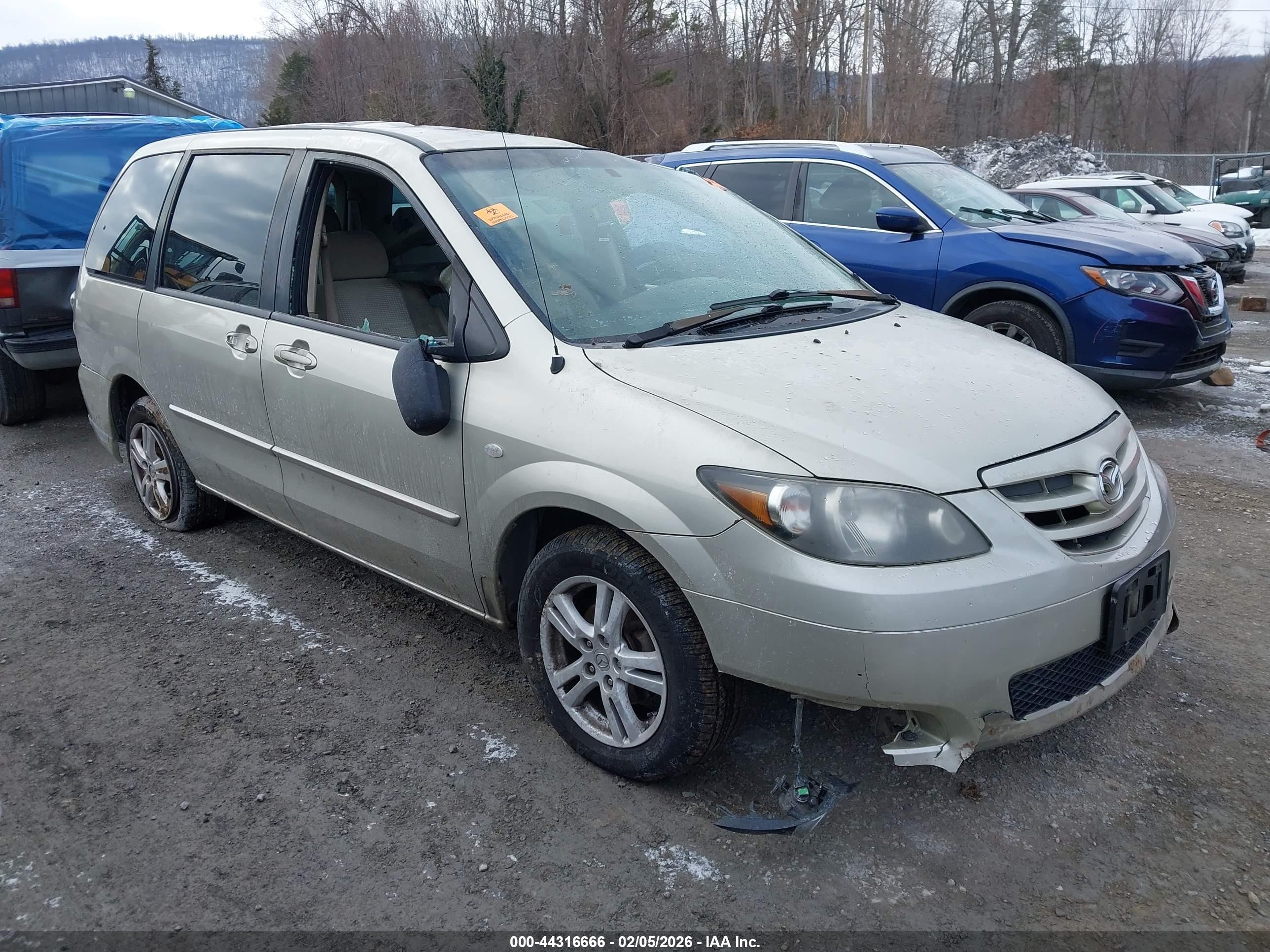 2004 Mazda MPV LX, VIN JM3LW28A840517872 — Biohazard / chemical