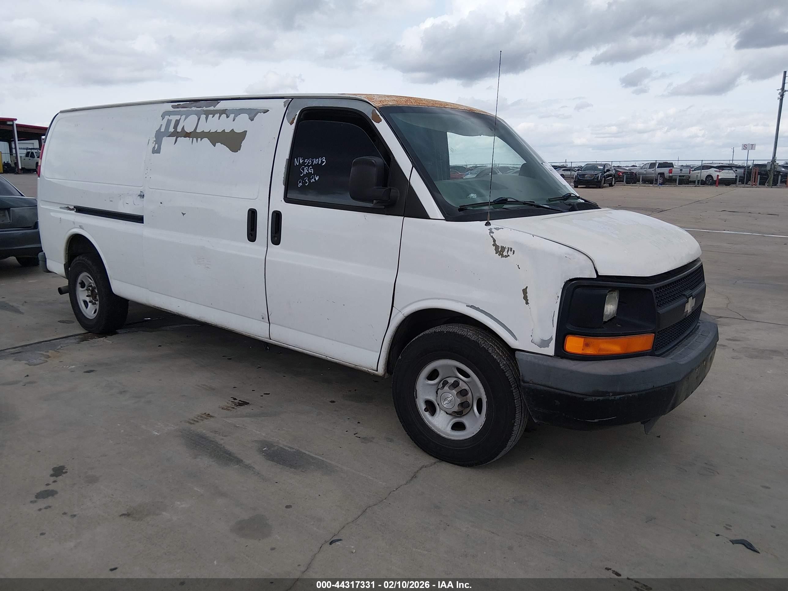 2009 Chevrolet Express 2500, VIN 1GCGG29K291144232 — Repossession