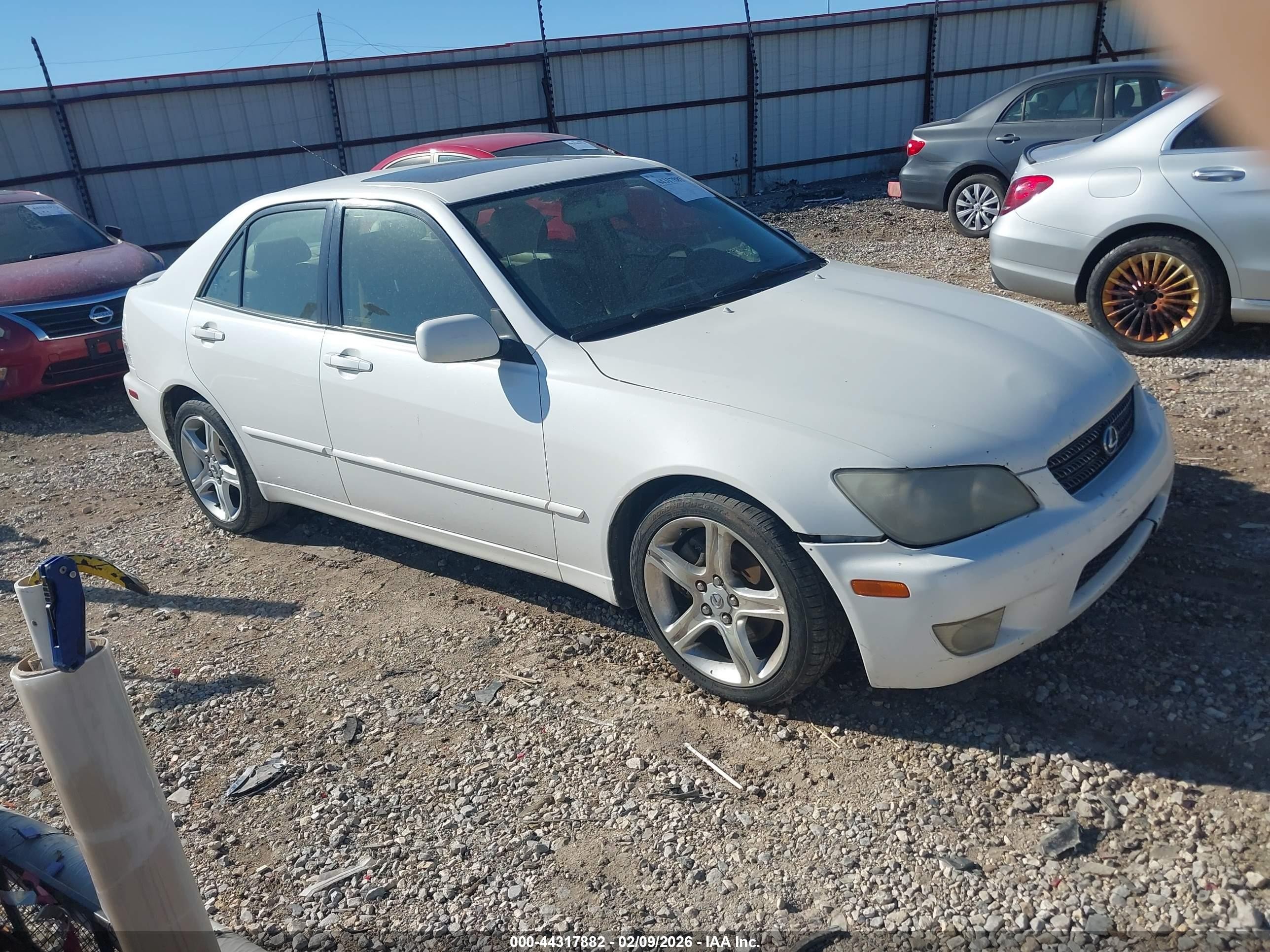 2004 Lexus IS 300/350, VIN JTHBD192540083100 — Auction photo