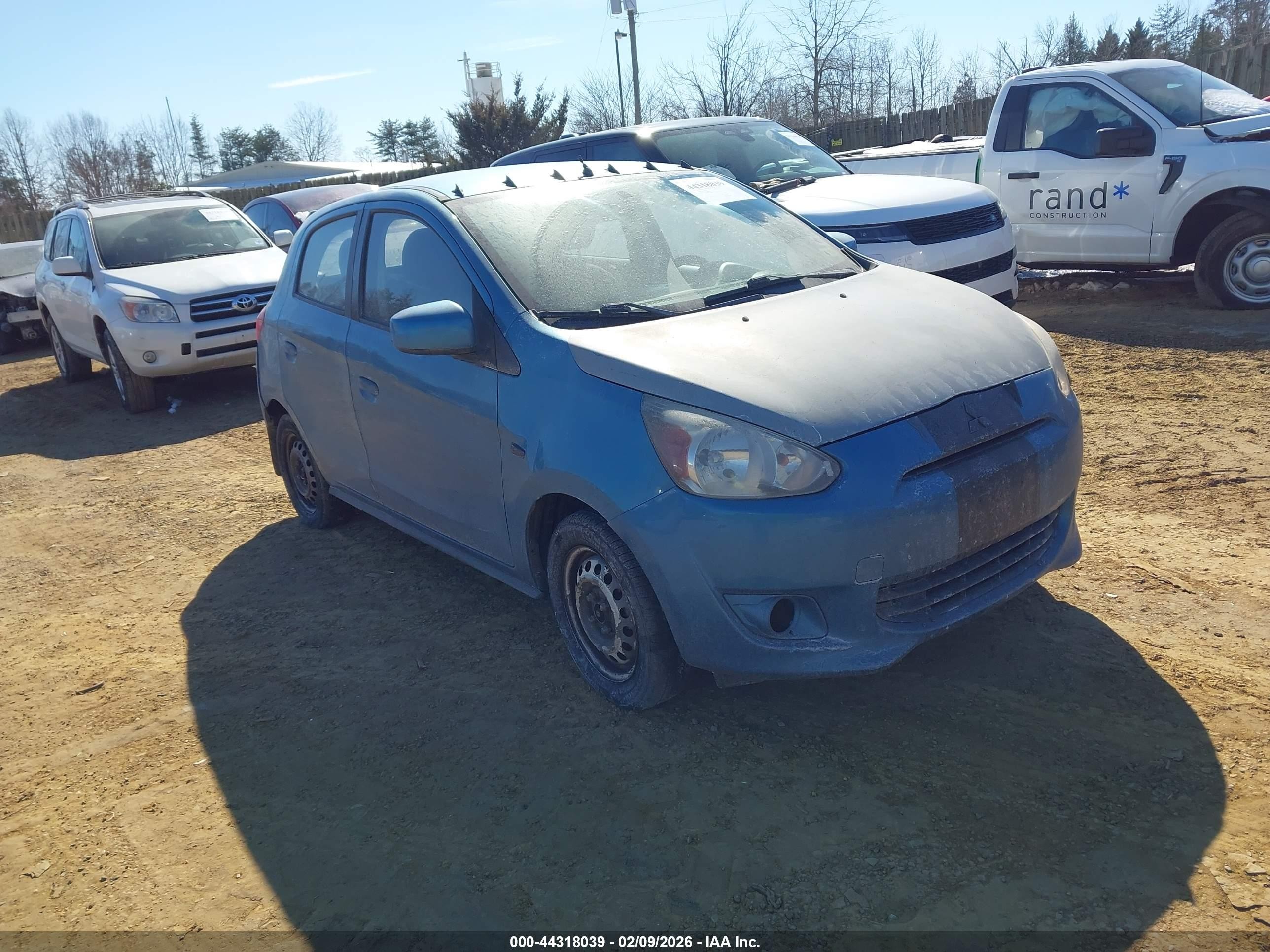 2014 Mitsubishi Mirage DE, VIN ML32A3HJXEH018103 — Repossession