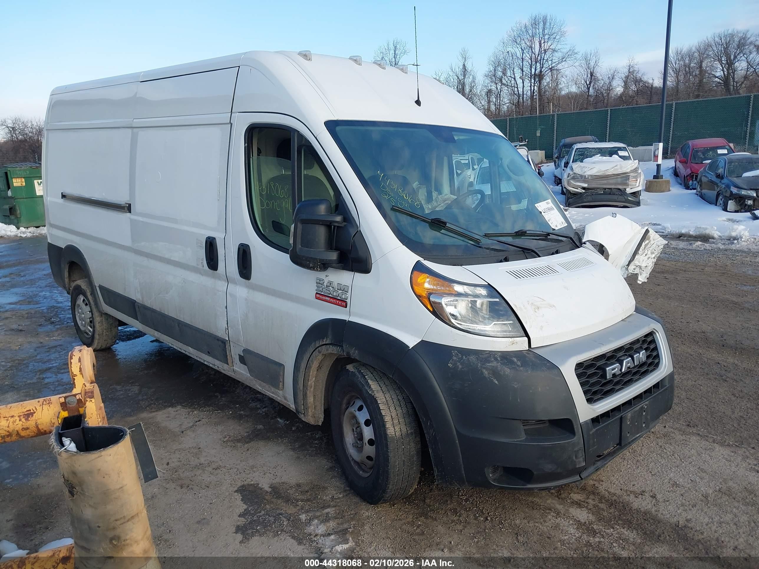 2021 Ram ProMaster, VIN 3C6FRVHG5ME500688 — Front end