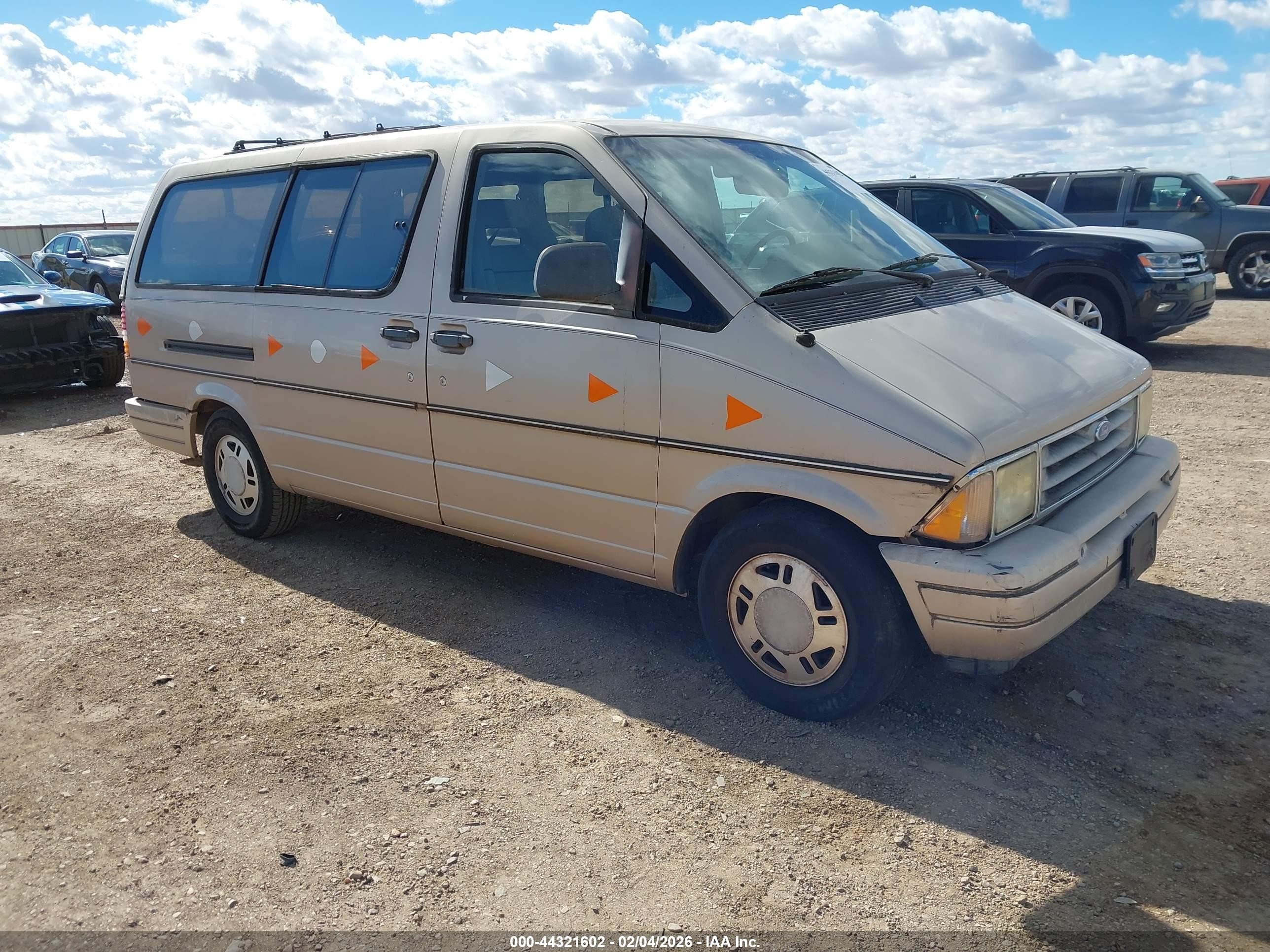 1995 Ford Aerostar, VIN 1FMDA31X6SZA42632 — Rear end