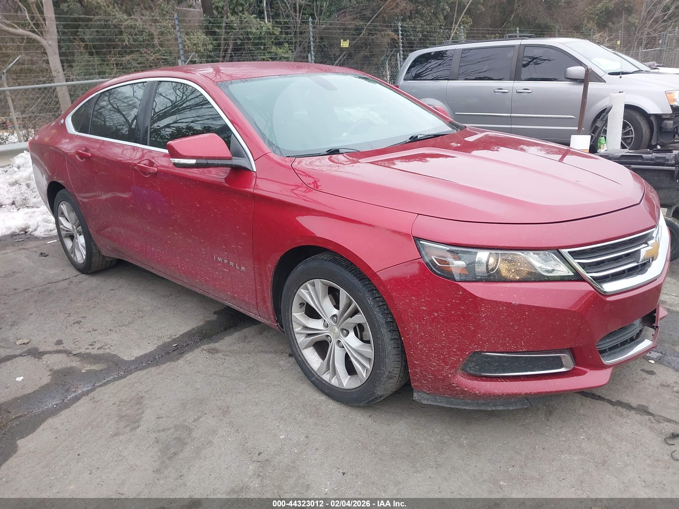 2015 Chevrolet Impala LT, VIN 2G1115SL8F9120948 — Front end