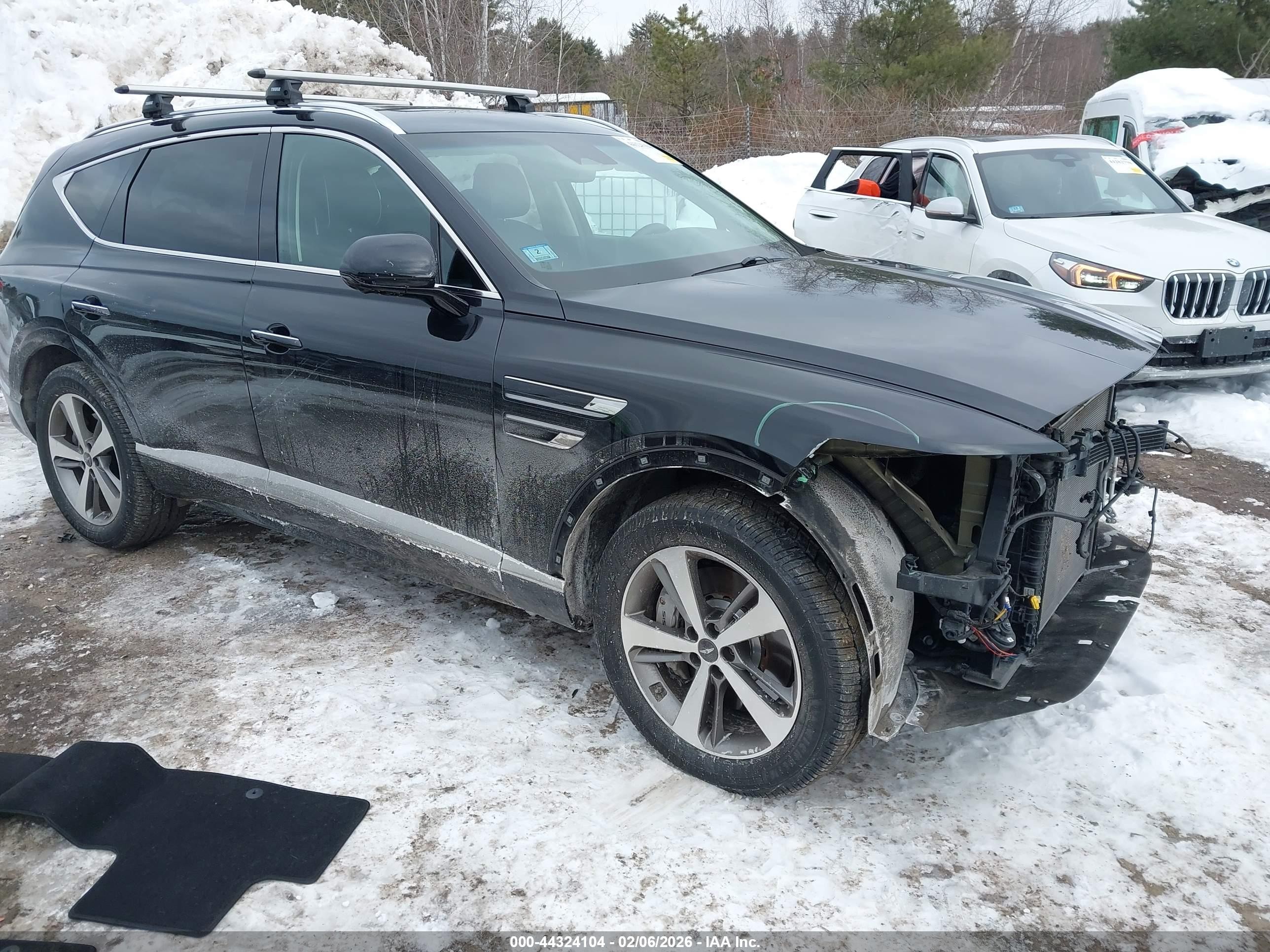 2021 Genesis GV80, VIN KMUHCESC9MU033167 — Front end