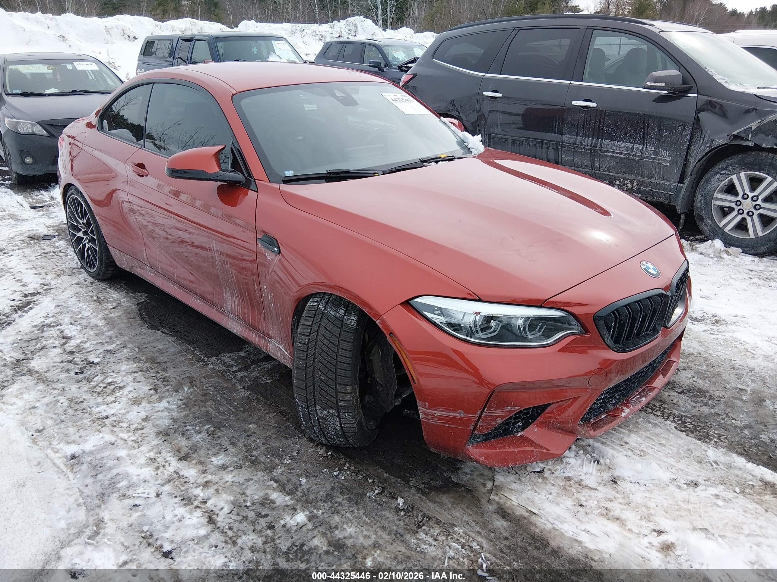 2019 BMW M2 Competition, VIN WBS2U7C51K7D42401 — Перед