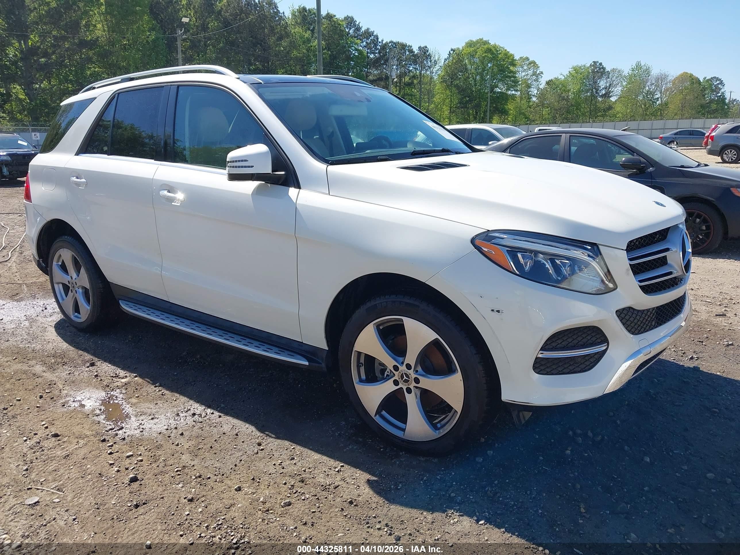 2018 Mercedes-Benz GLE 350, VIN 4JGDA5HB5JB028086 — Rear end