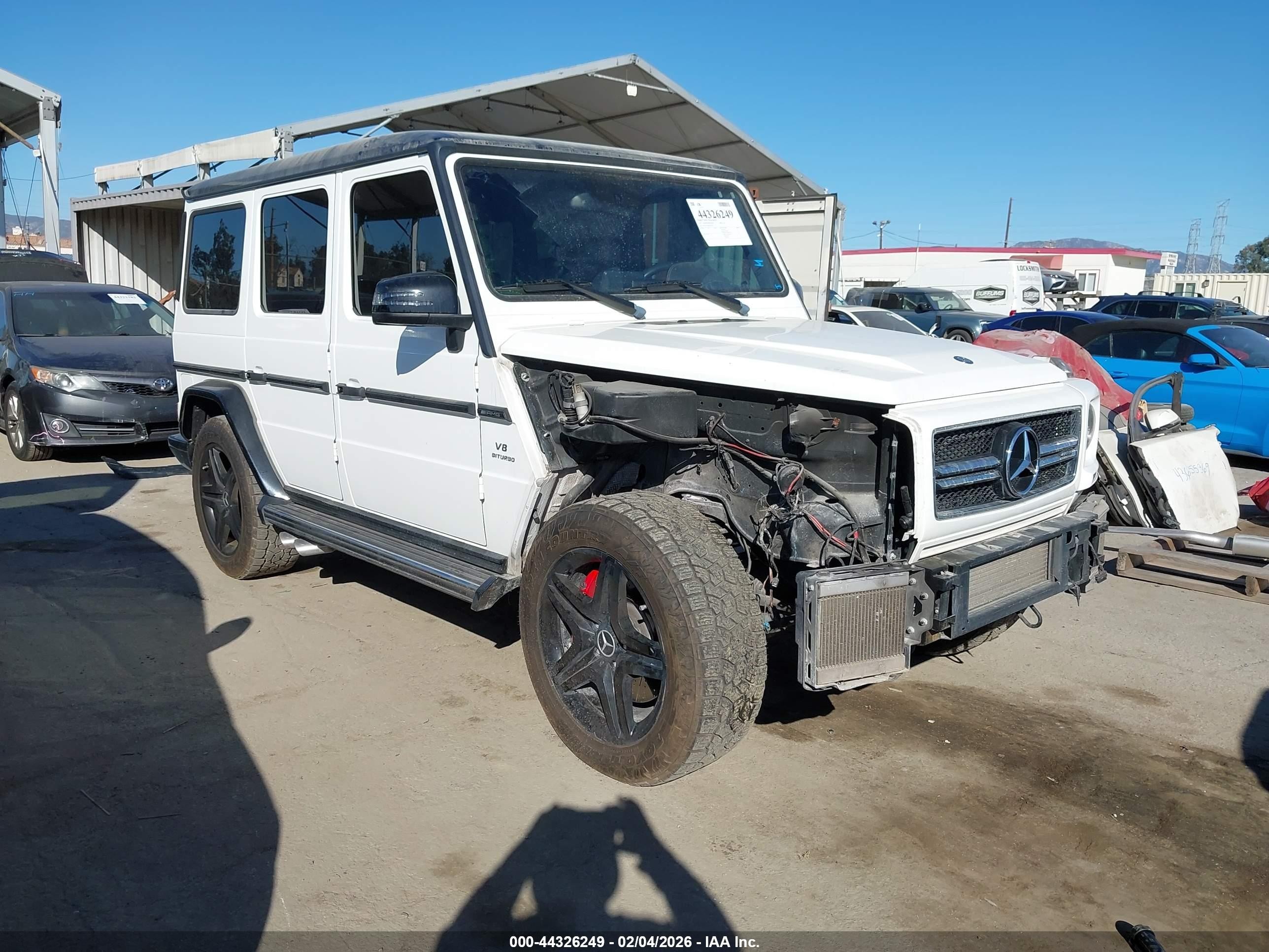 2017 Mercedes-Benz G 63 AMG, VIN WDCYC7DF0HX276323 — Burn