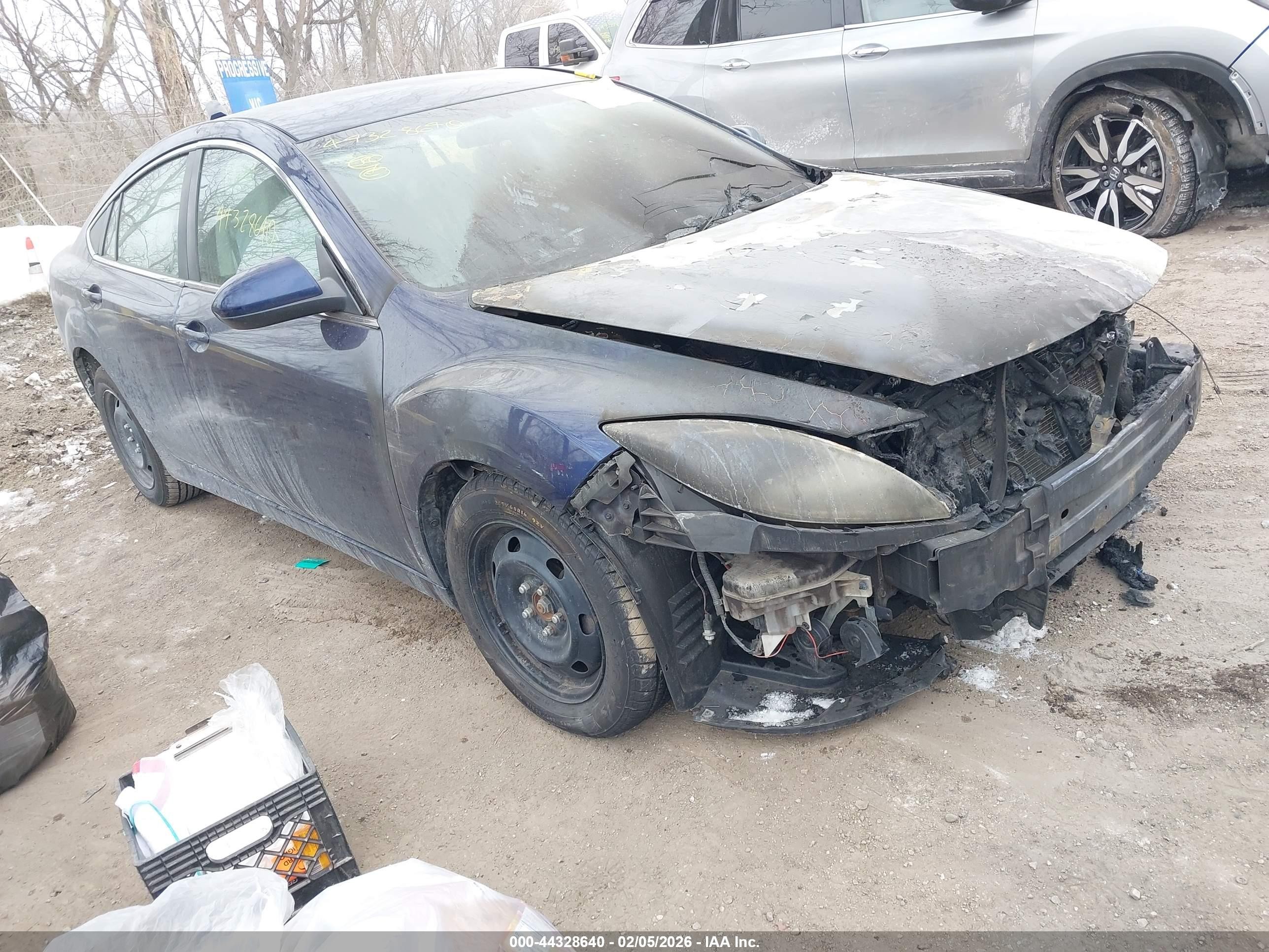 2010 Mazda 6 i Sport, VIN 1YVHZ8BH3A5M57300 — Burn