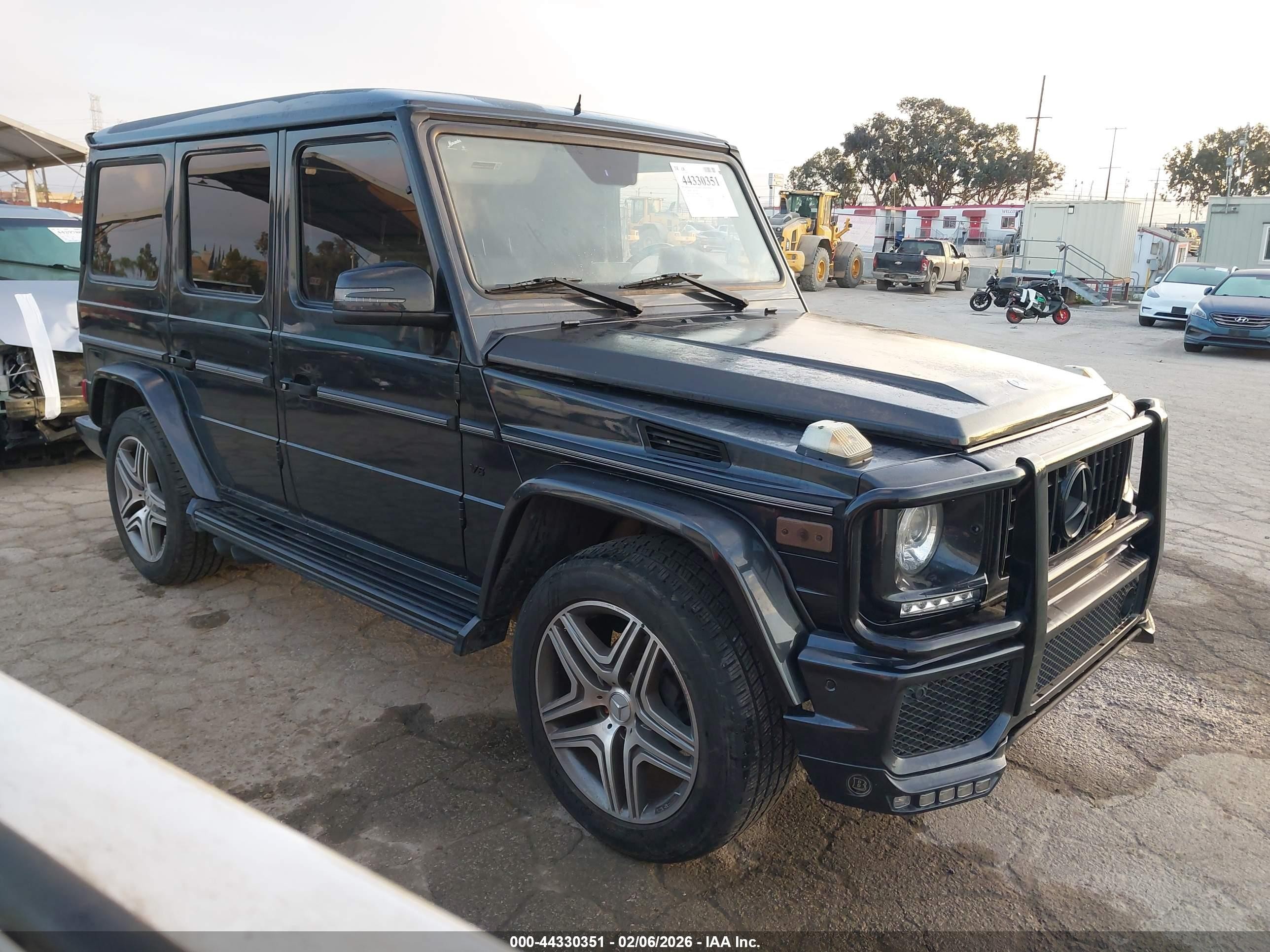2013 Mercedes-Benz G 550, VIN WDCYC3HF5DX202490 — Fresh water flood