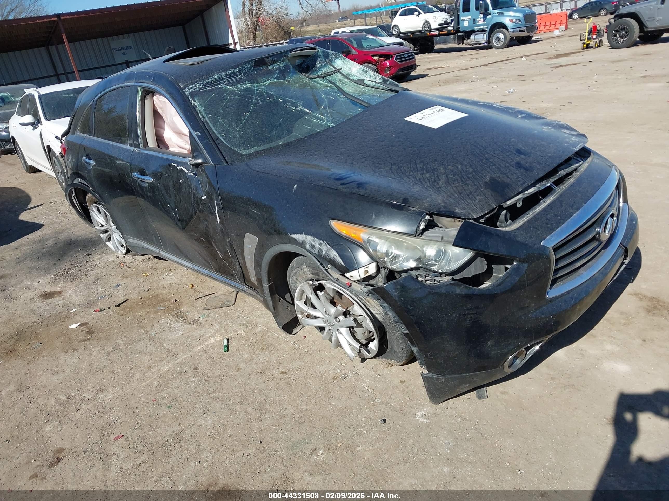 2013 Infiniti FX, VIN JN8CS1MU3DM141920 — Rollover