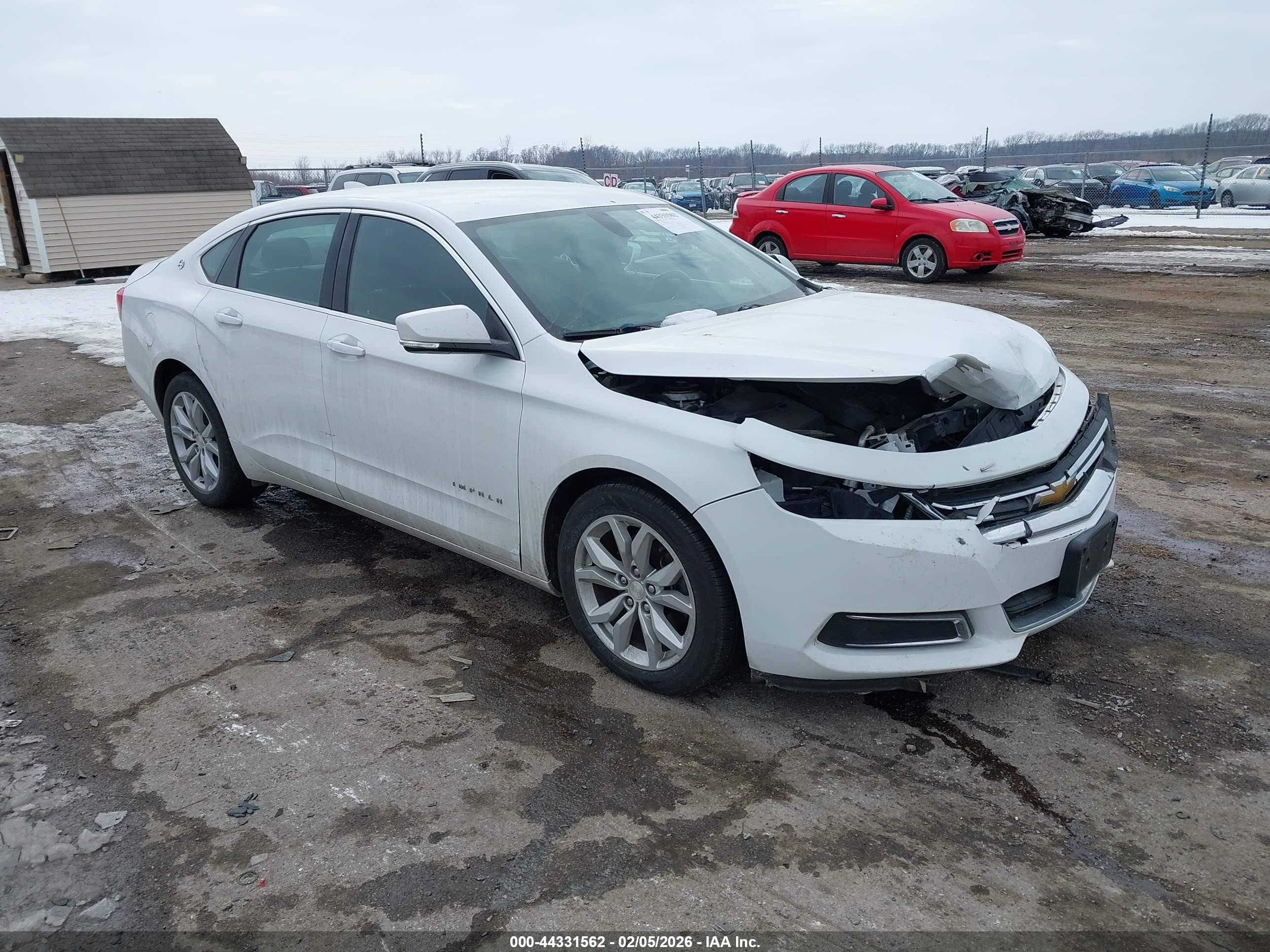 2017 Chevrolet Impala LT, VIN 2G1105S38H9175910 — Front end