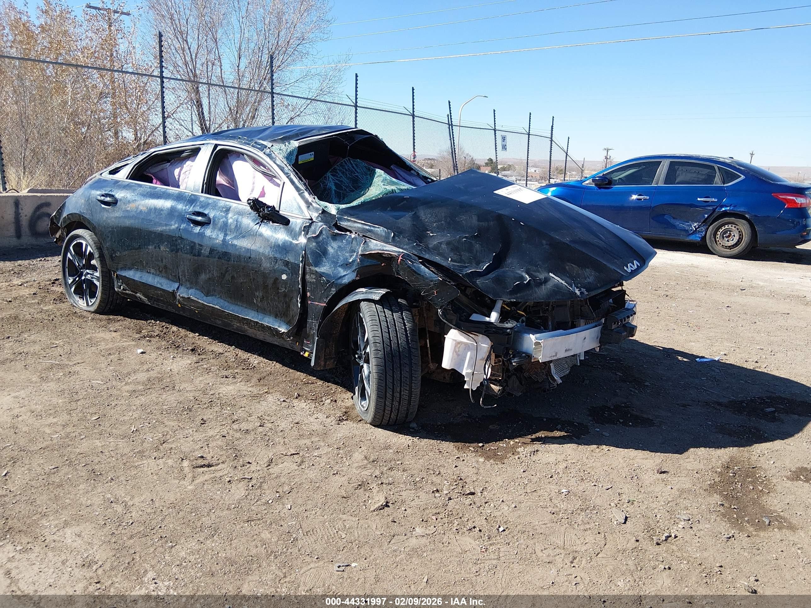 2022 Kia K5 GT-Line, VIN 5XXG64J21NG154727 — Rollover