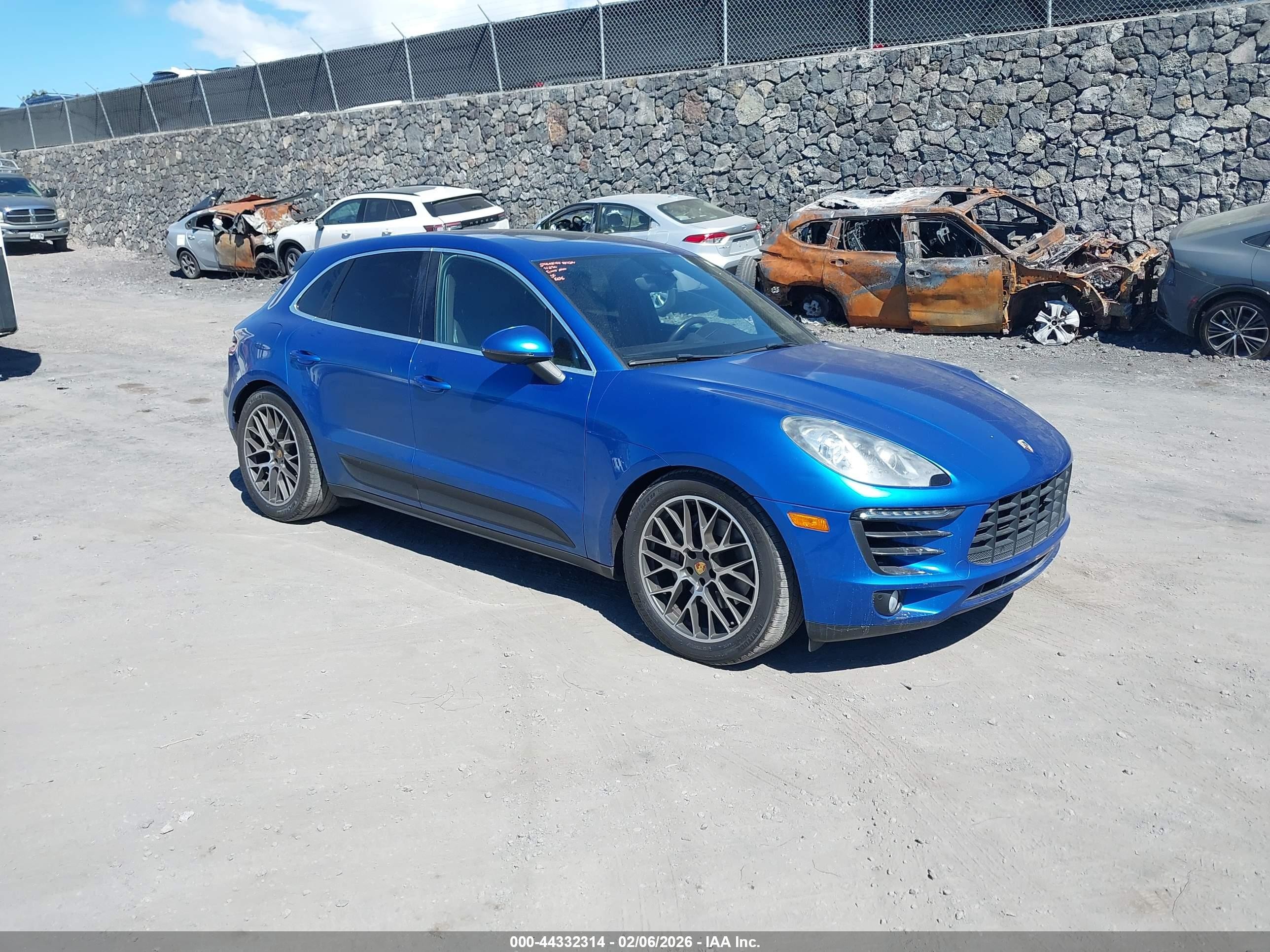 2015 Porsche Macan S, VIN WP1AB2A50FLB62852 — Water / flood