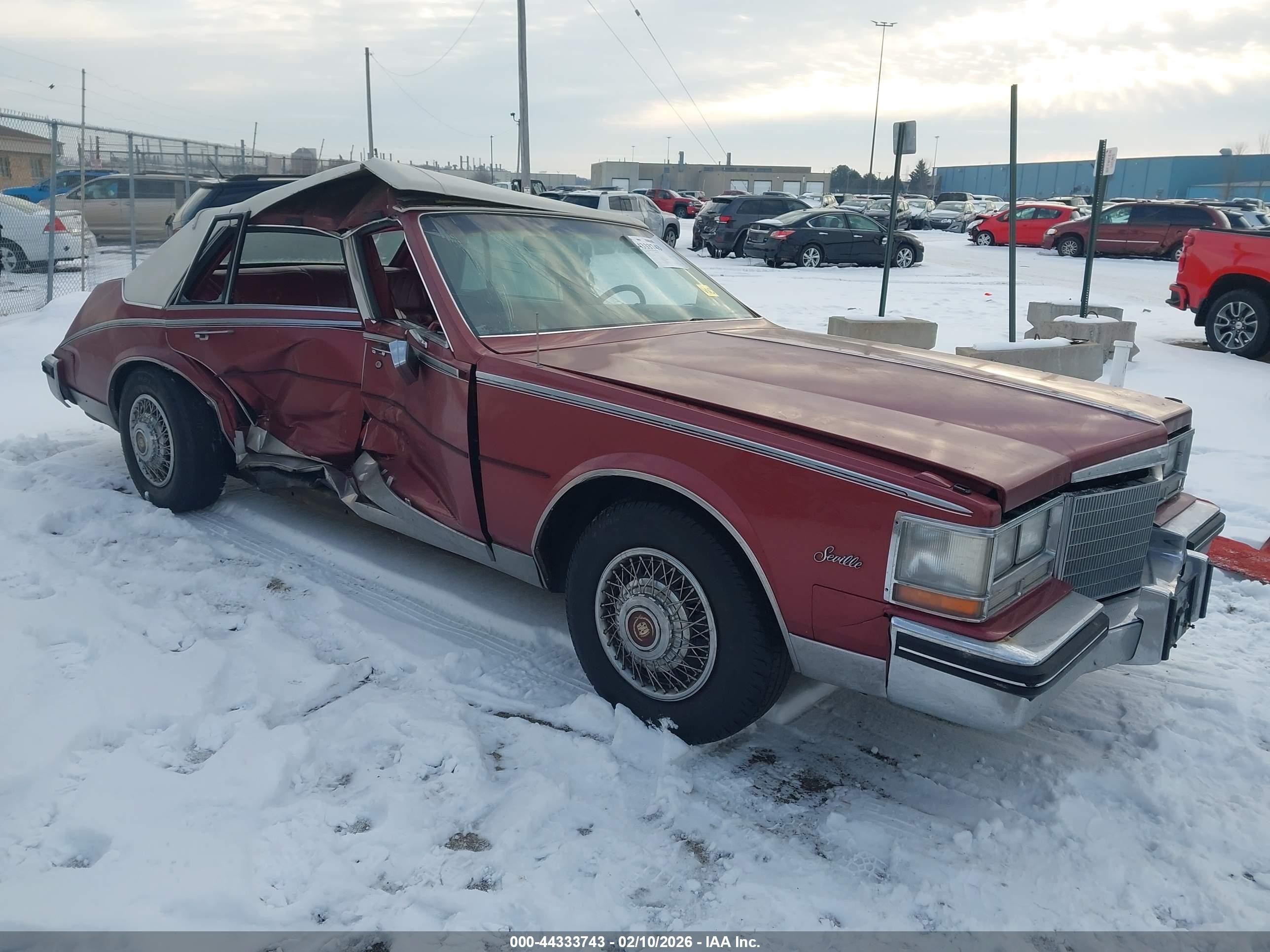 1984 Cadillac Seville, VIN 1G6AS6981EE824306 — Side