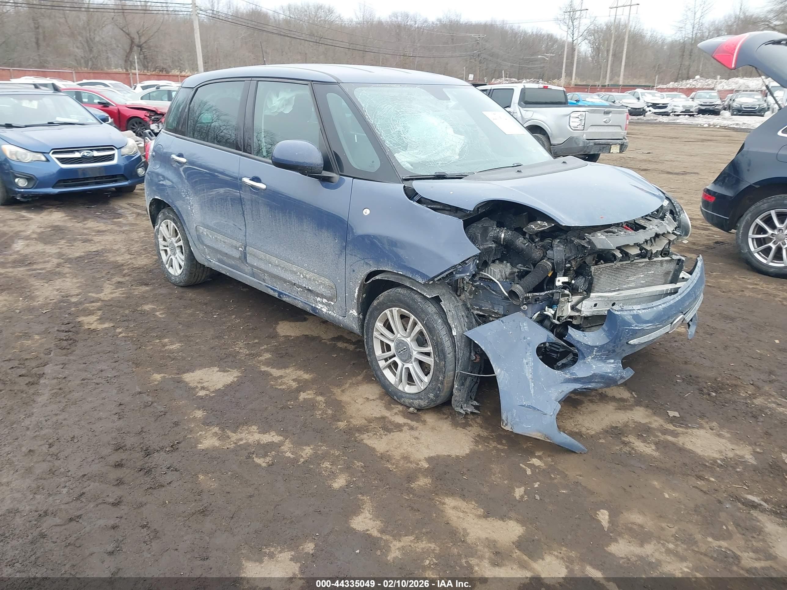 2020 FIAT 500L Pop, VIN ZFBNFAAH8LZ042577 — Front end