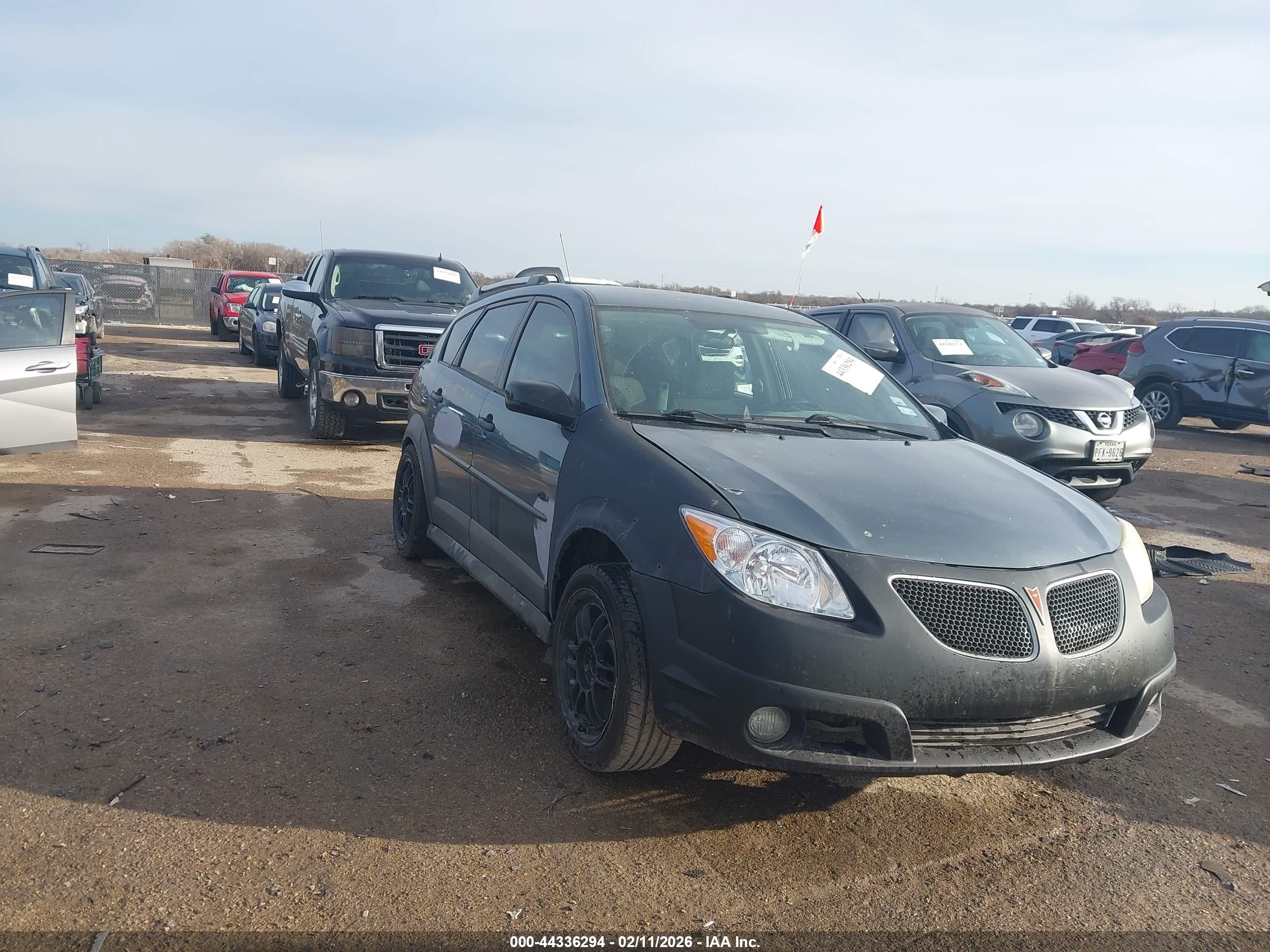 2007 Pontiac Vibe, VIN 5Y2SL65837Z411514 — Rear end