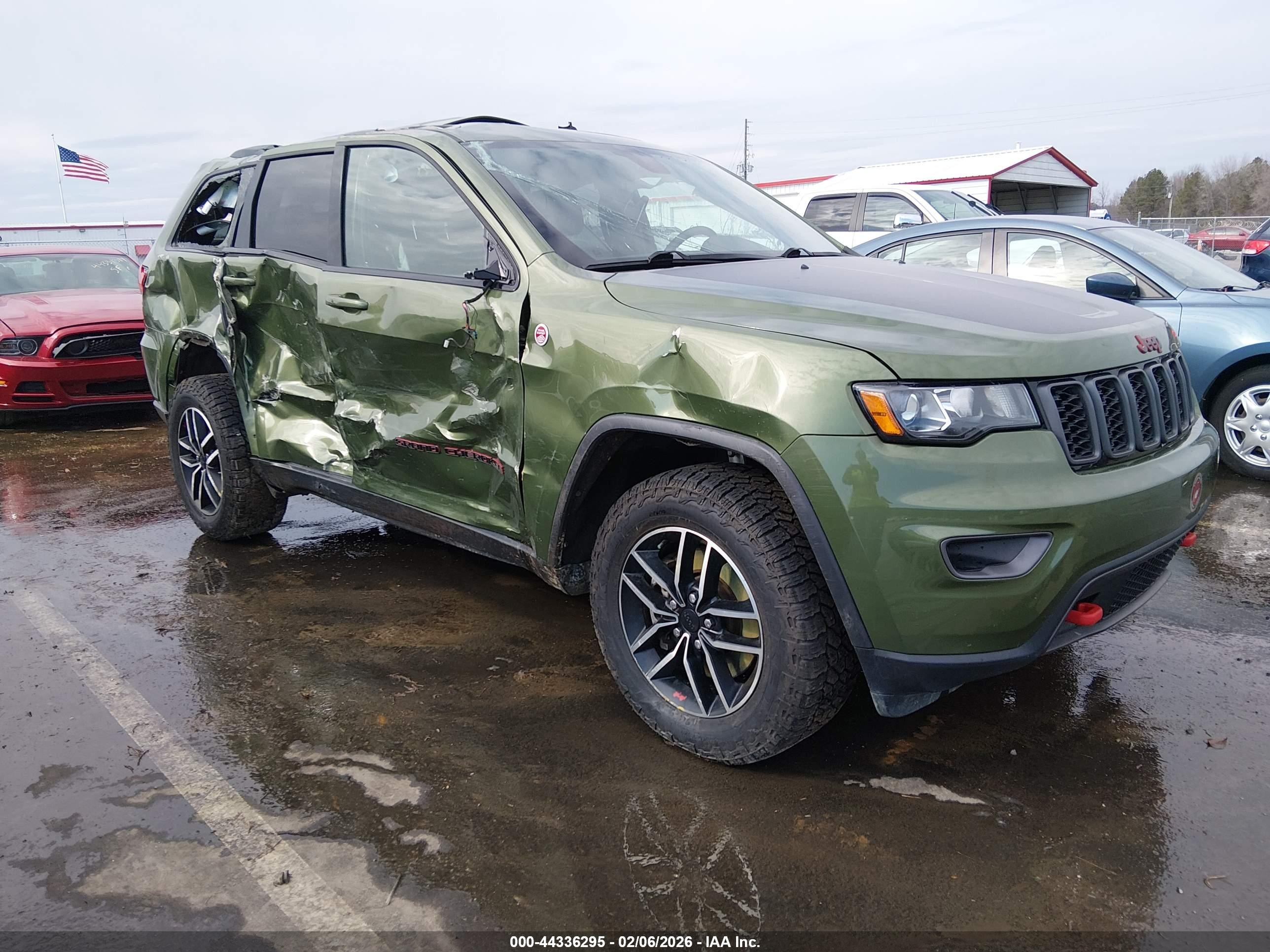 2021 Jeep Grand Cherokee Trailhawk, VIN 1C4RJFLG1MC683962 — Rollover