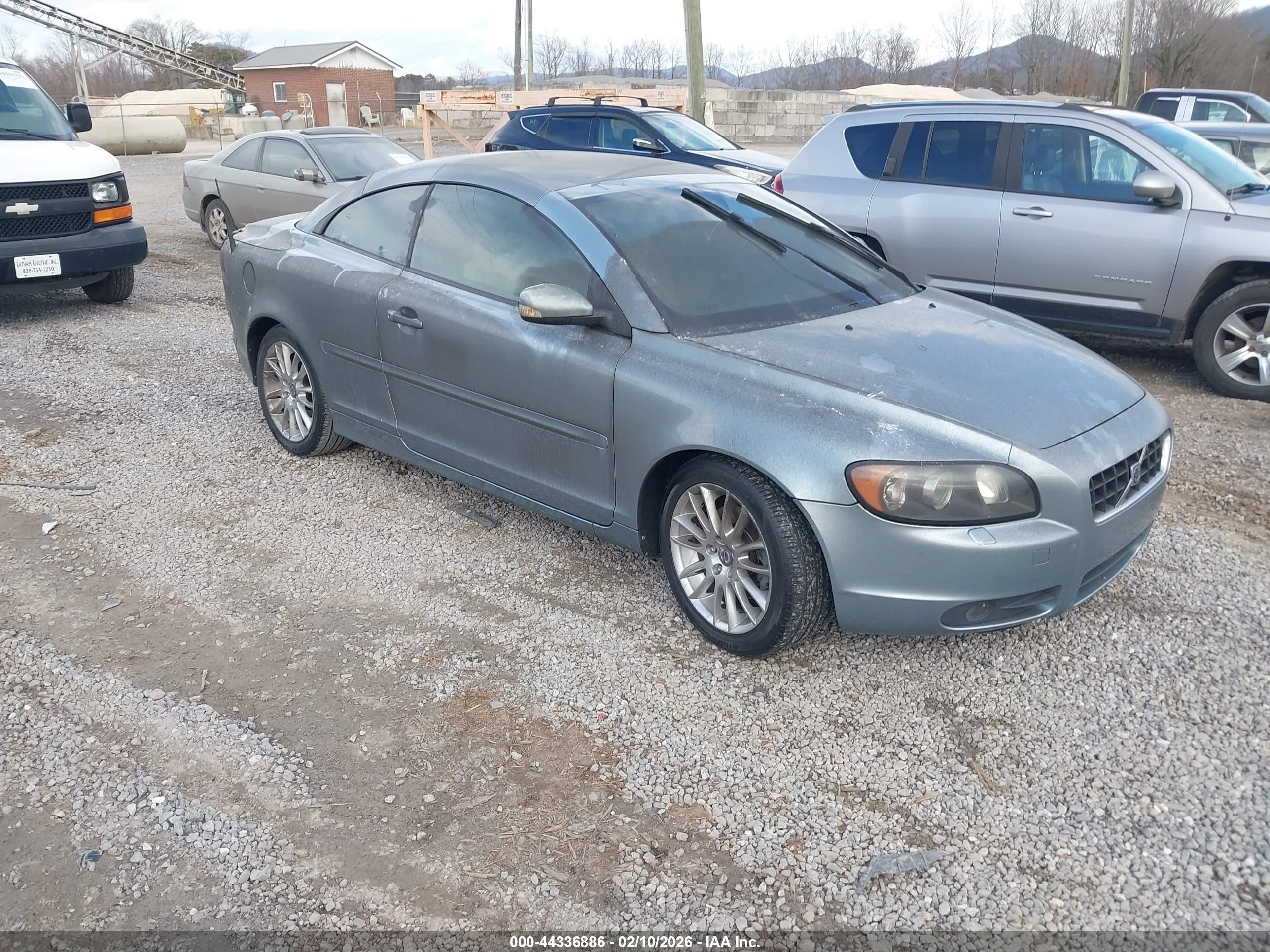 2007 Volvo C70, VIN YV1MC68217J024419 — Пожар