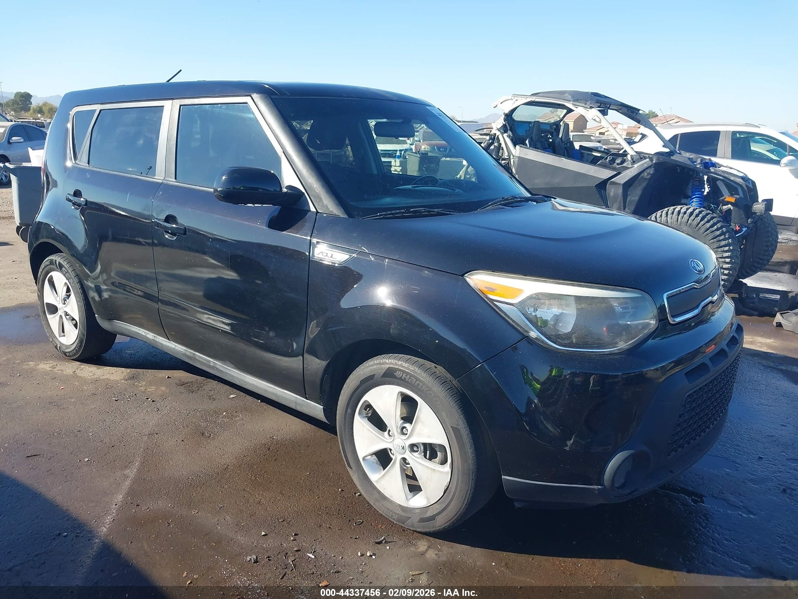 2016 Kia Soul, VIN KNDJN2A28G7318256 — Rear end