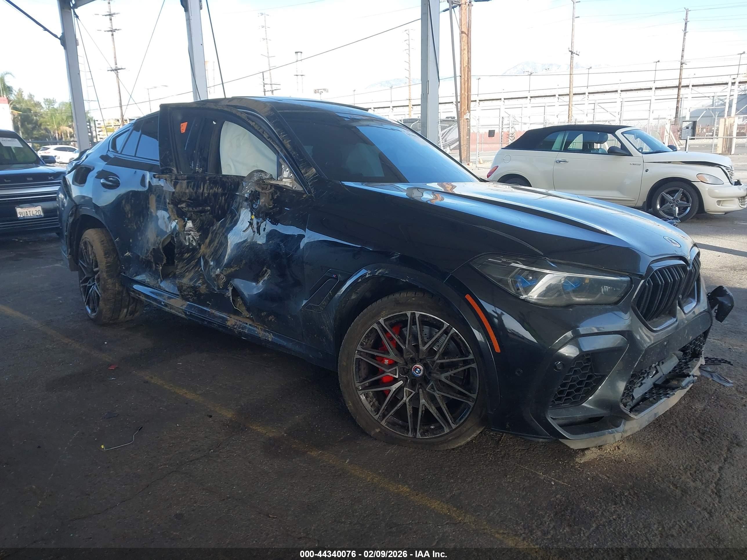 2023 BMW X6 M, VIN 5YMCY0C08P9R74226 — Rollover