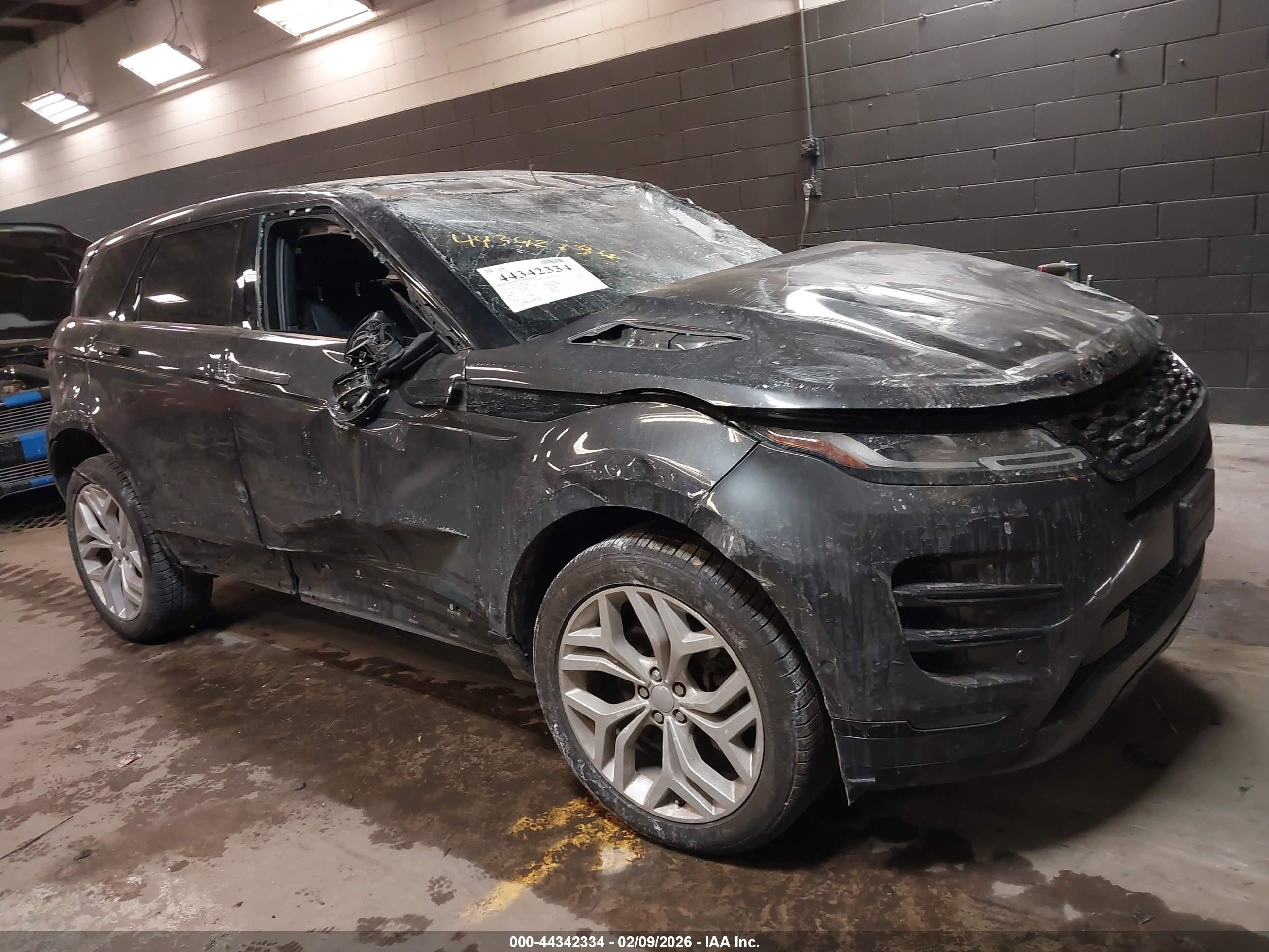 2021 Land Rover Range Rover Evoque R-Dynamic S, VIN SALZT2FX8MH127044 — Опрокидывание