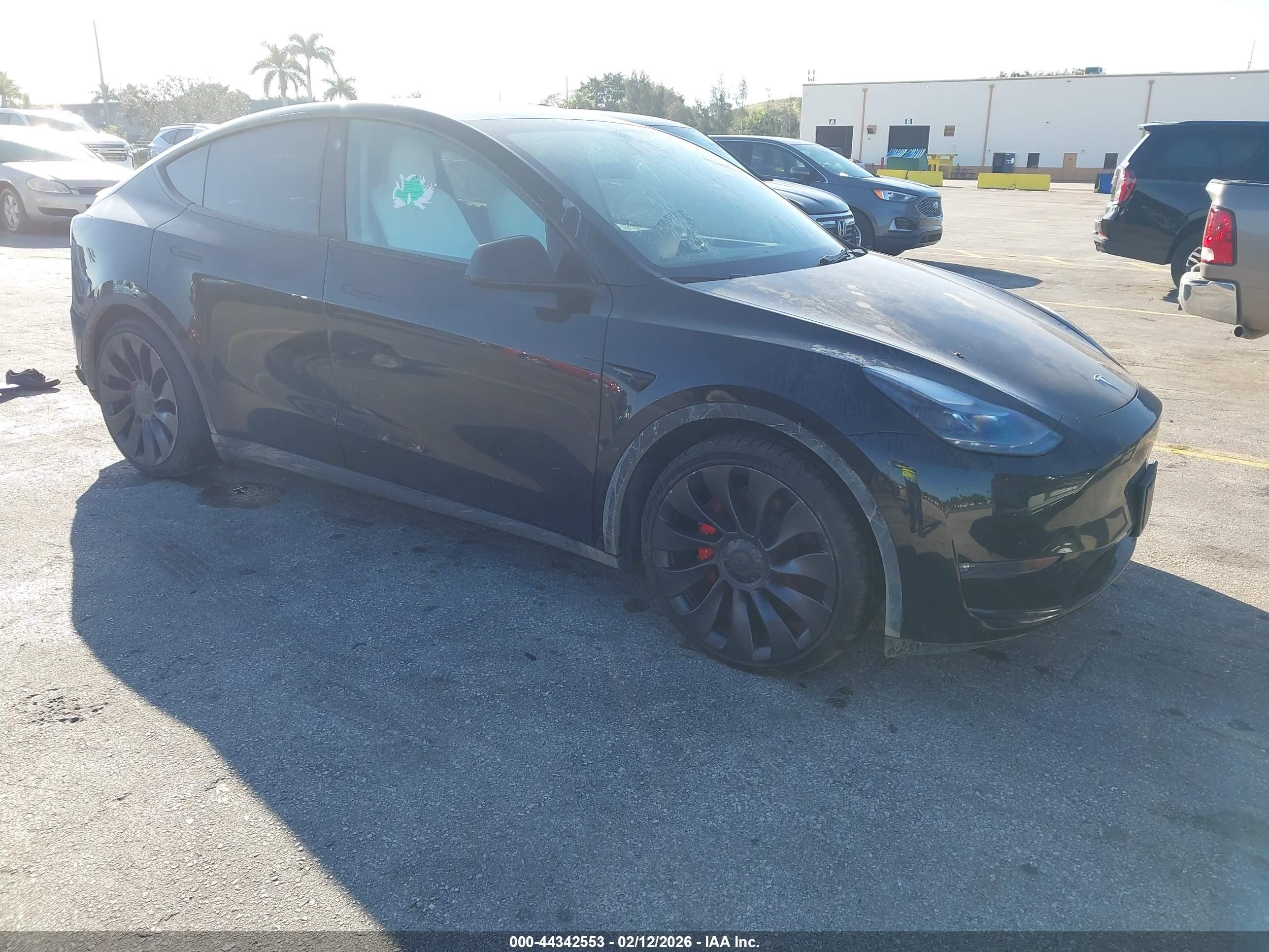 2023 Tesla Model Y Performance, VIN 7SAYGDEF8PF662376 — Repossession