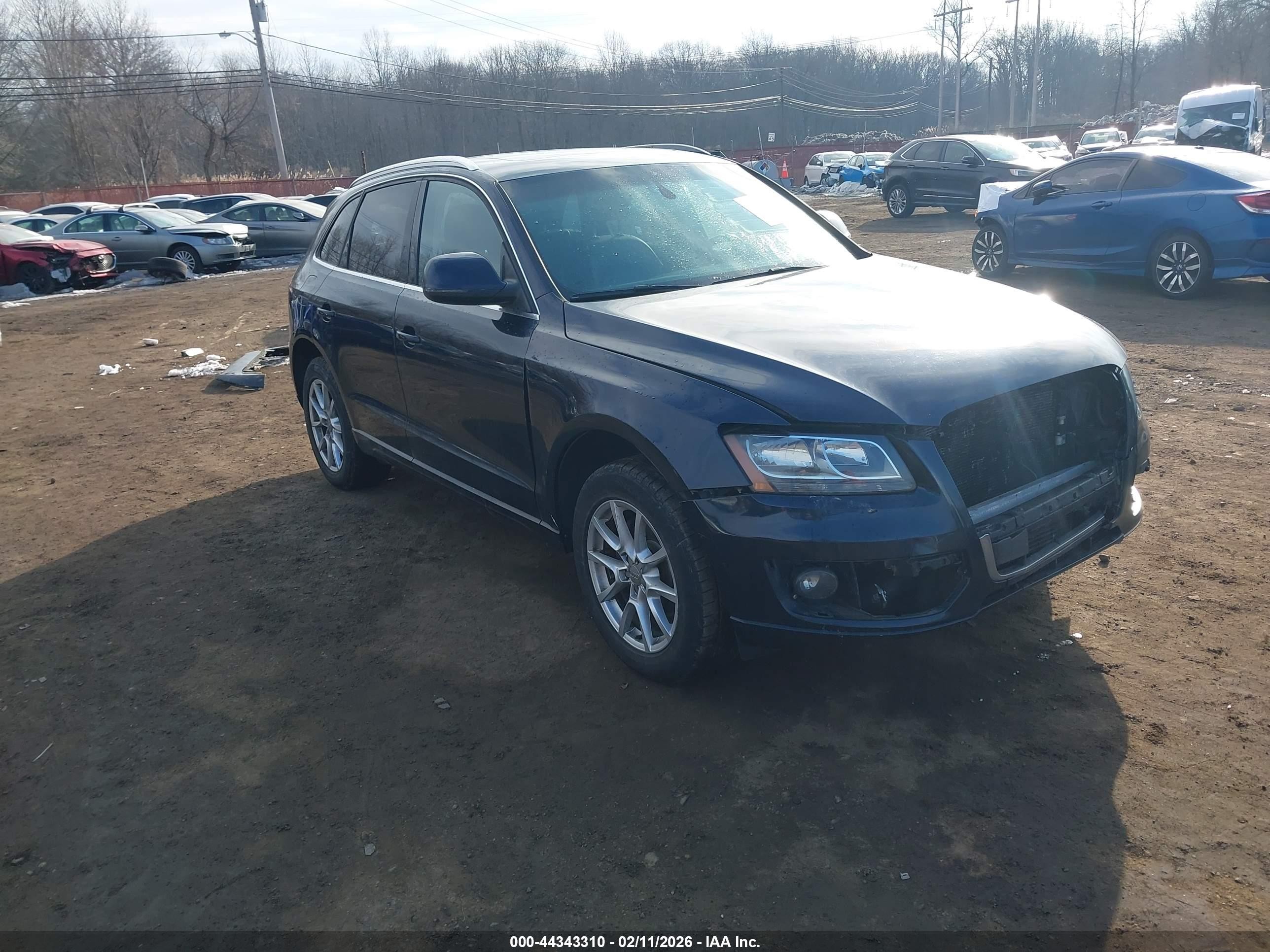 2011 Audi Q5 Premium, VIN WA1CFAFP5BA006275 — Front end