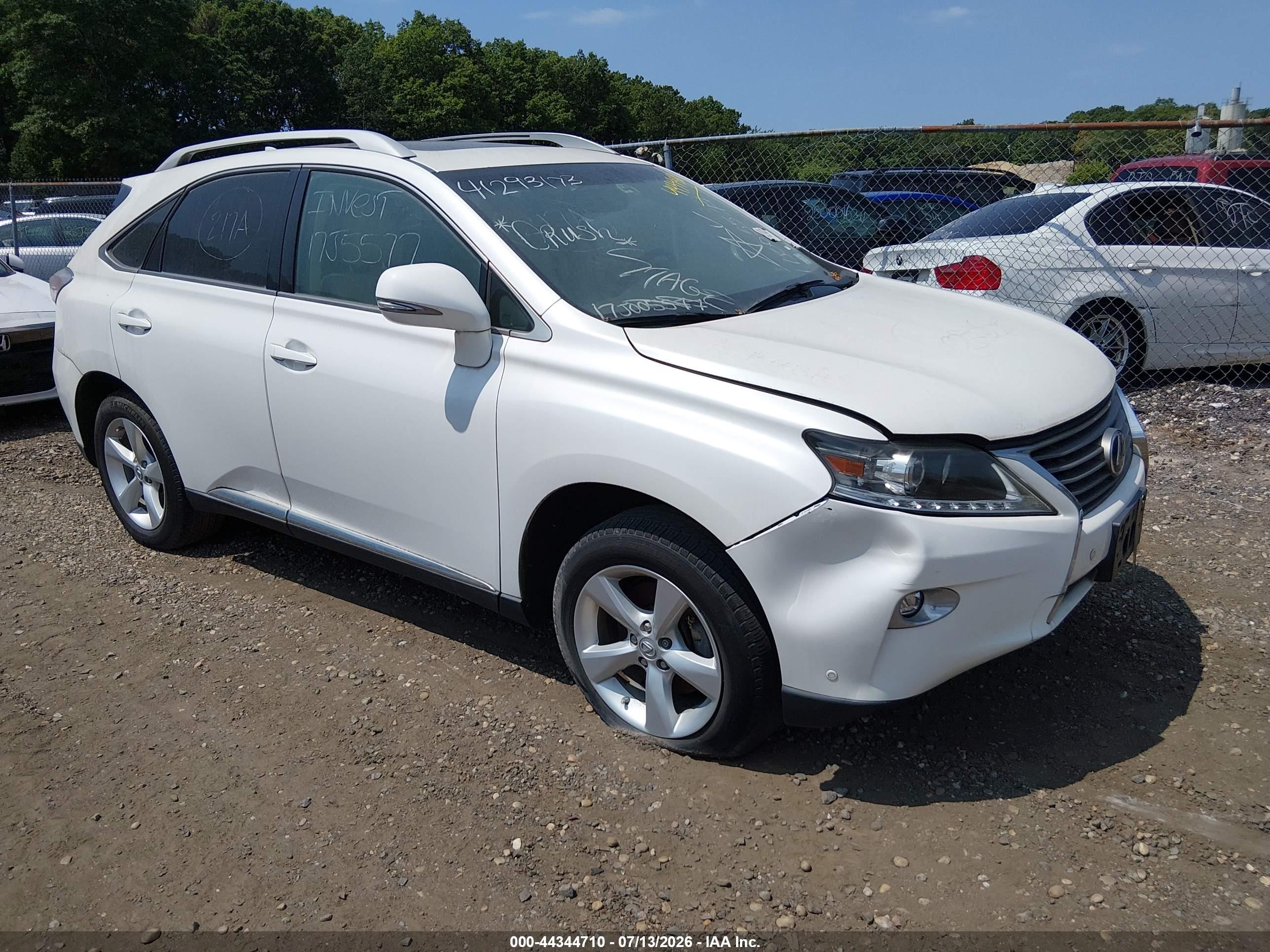 2015 Lexus RX 350, VIN 2T2BK1BA3FC332233 — Front end