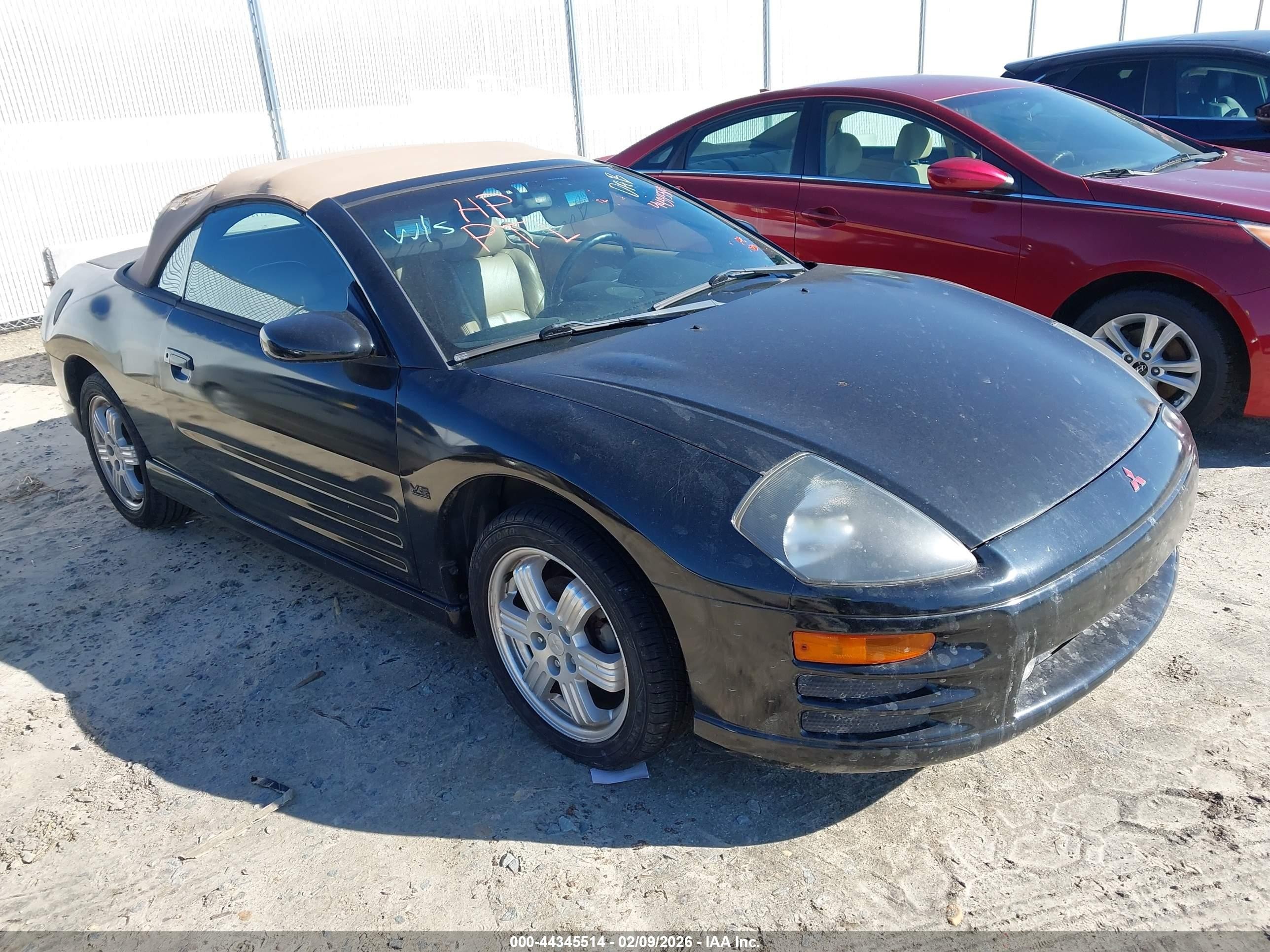 2001 Mitsubishi Eclipse GT, VIN 4A3AE85H91E055891 — Механическое
