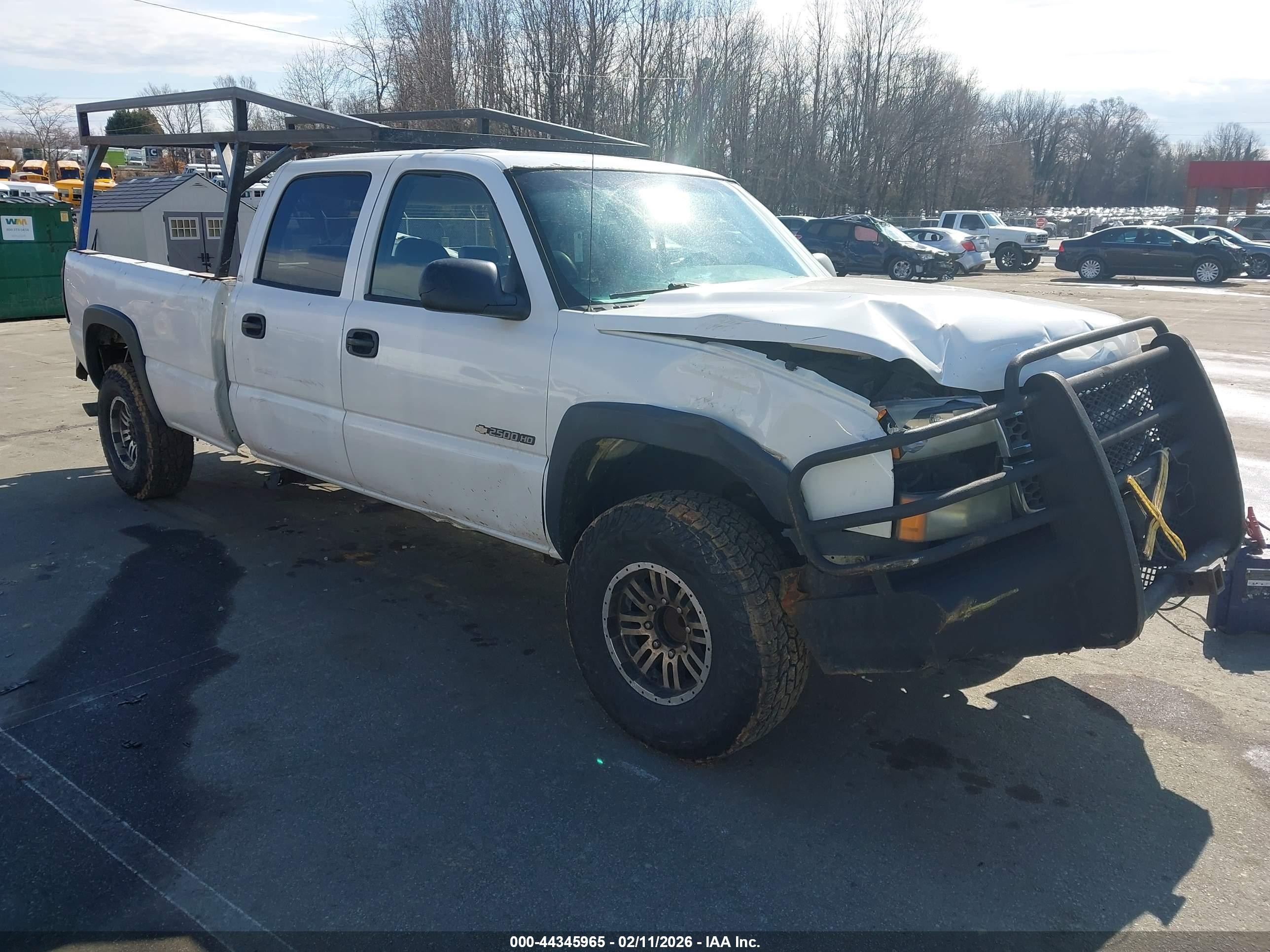2005 Chevrolet Silverado 2500HD LT, VIN 1GCHC23U75F958397 — Rear end