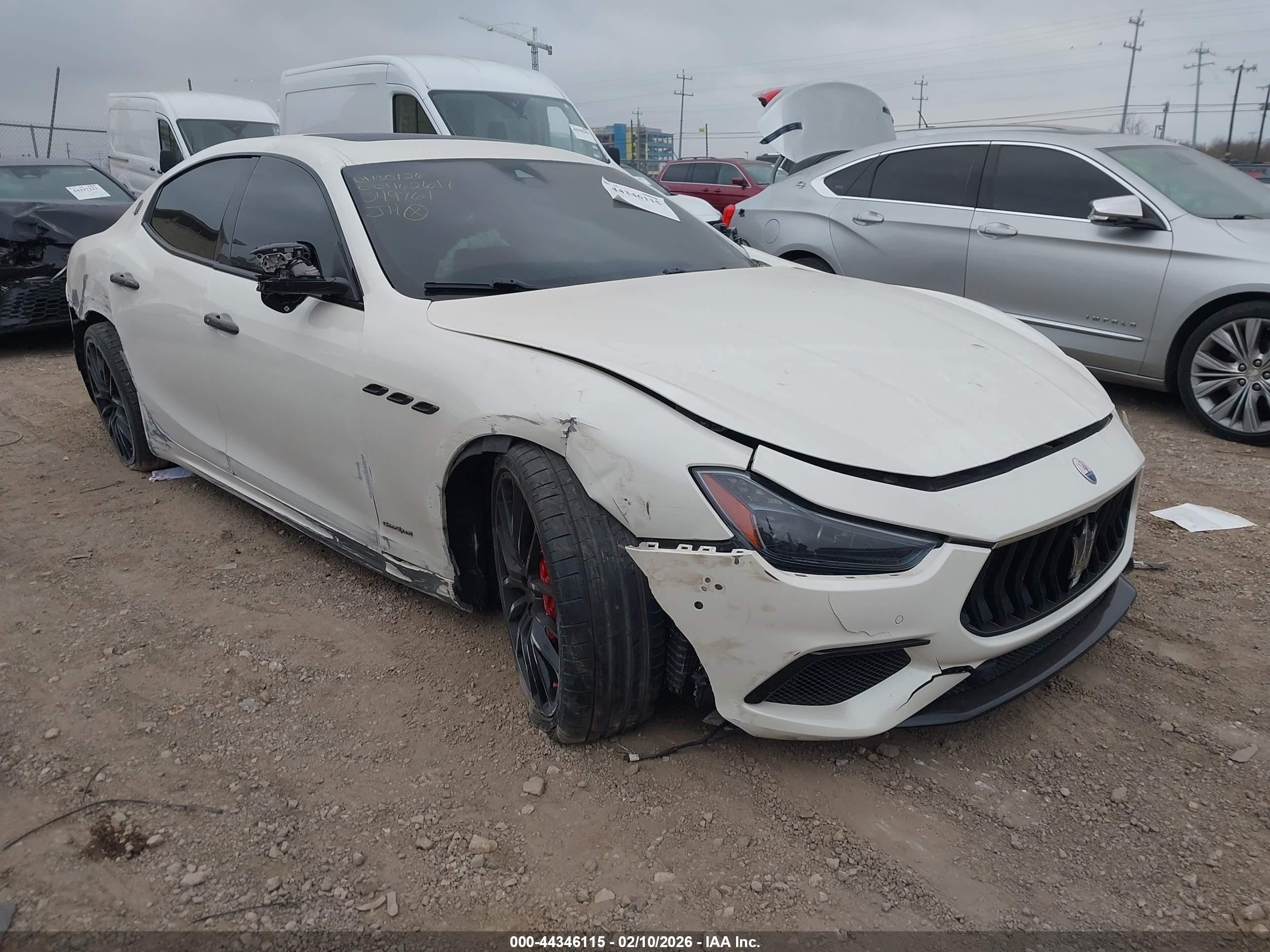 2020 Maserati Ghibli S GranSport, VIN ZAM57YSS3L1349761 — Side