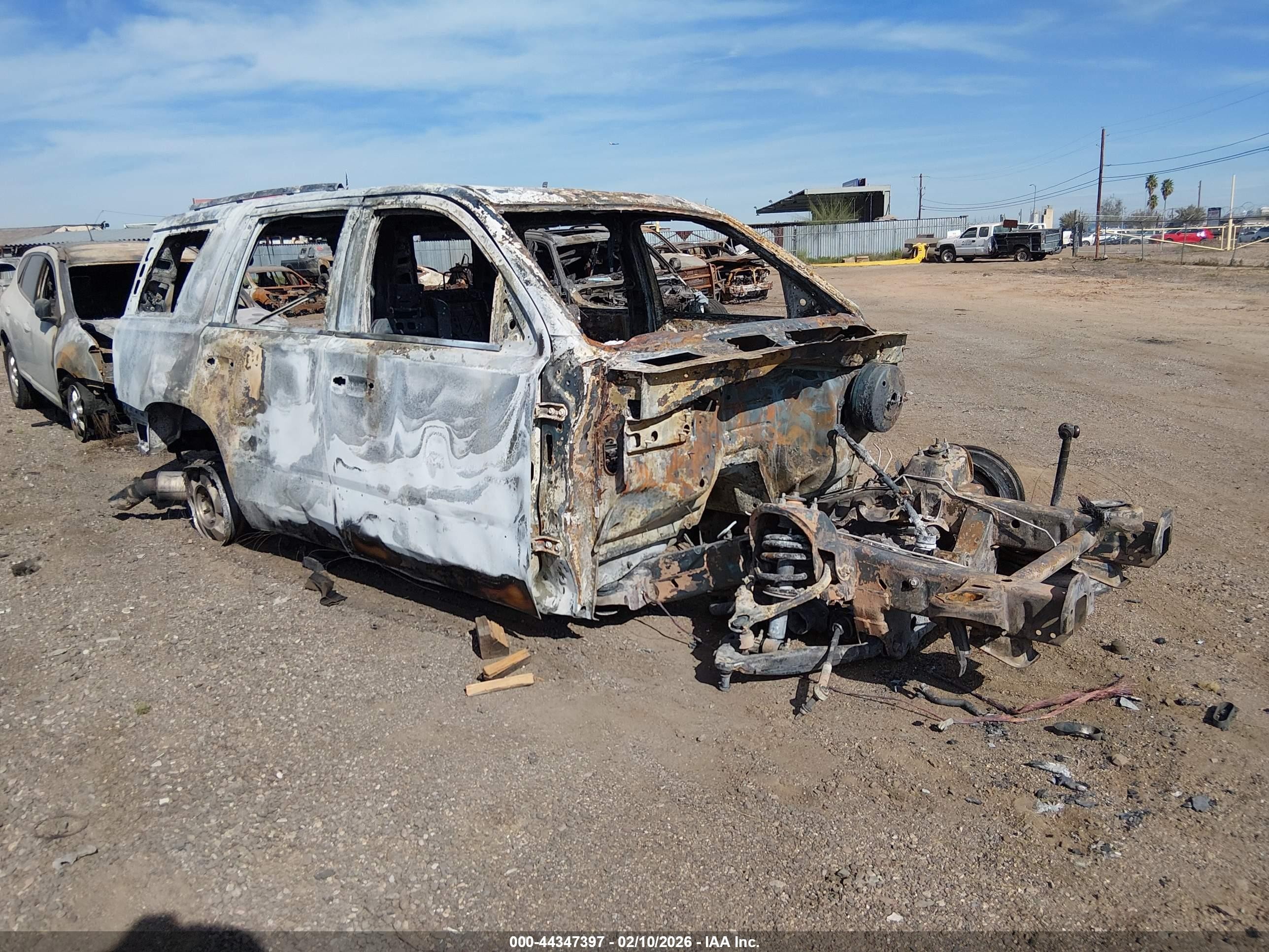 2018 Cadillac Escalade Platinum, VIN 1GYS4DKJ7JR342384 — Burn