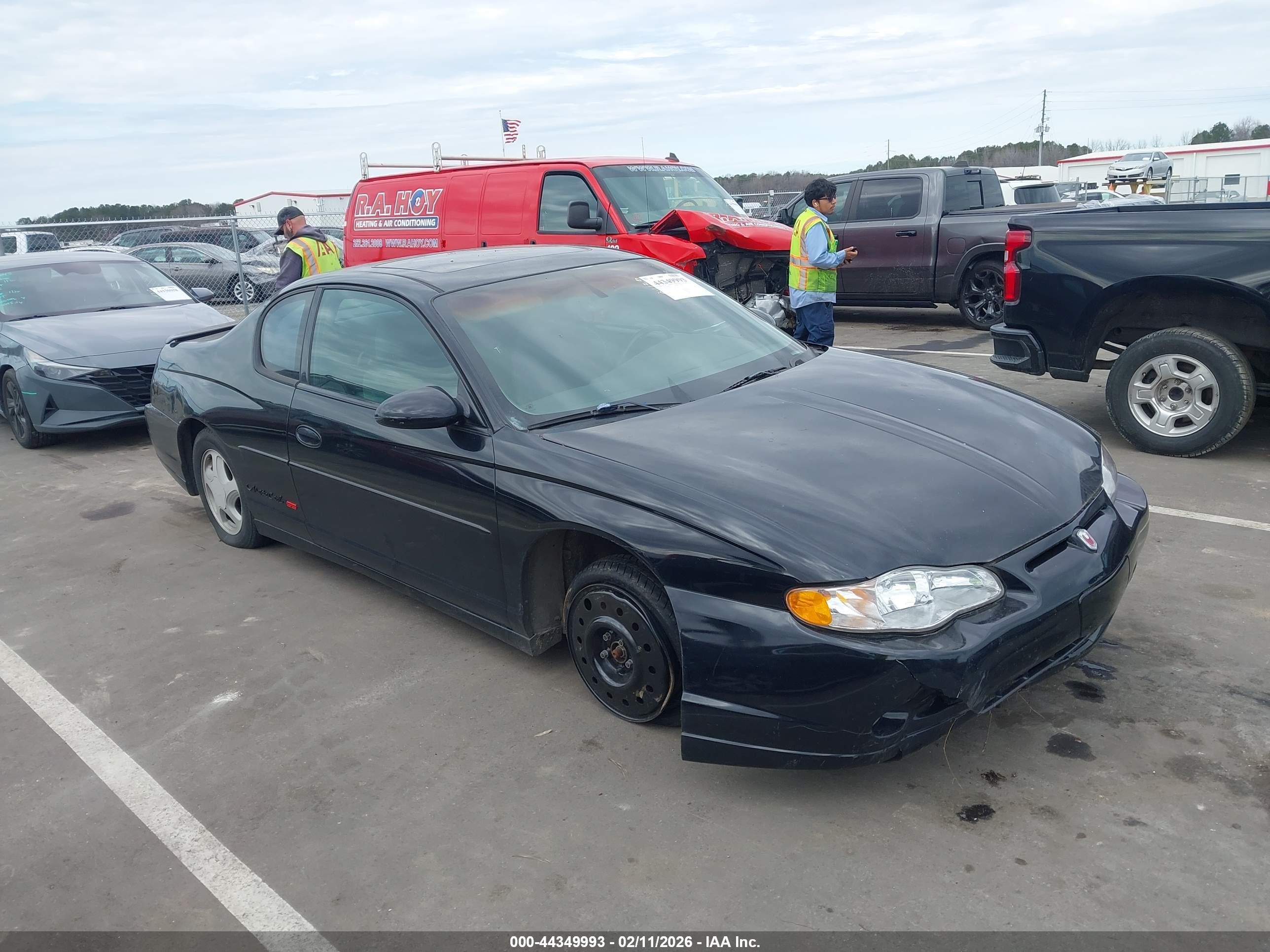 2003 Chevrolet Monte Carlo SS, VIN 2G1WX15K739195670 — Front end