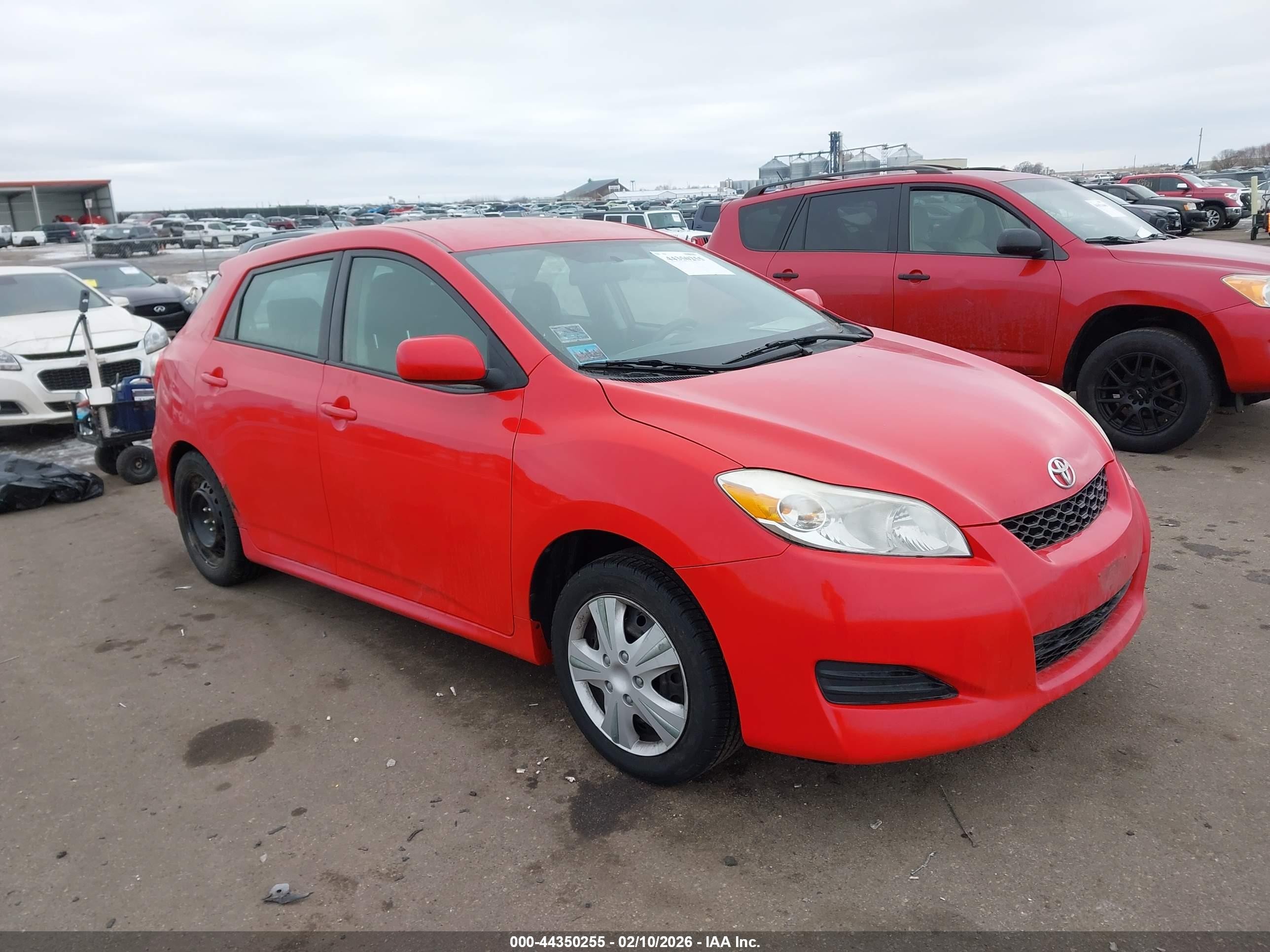 2012 Toyota Matrix L, VIN 2T1KU4EEXCC763811 — Rear end