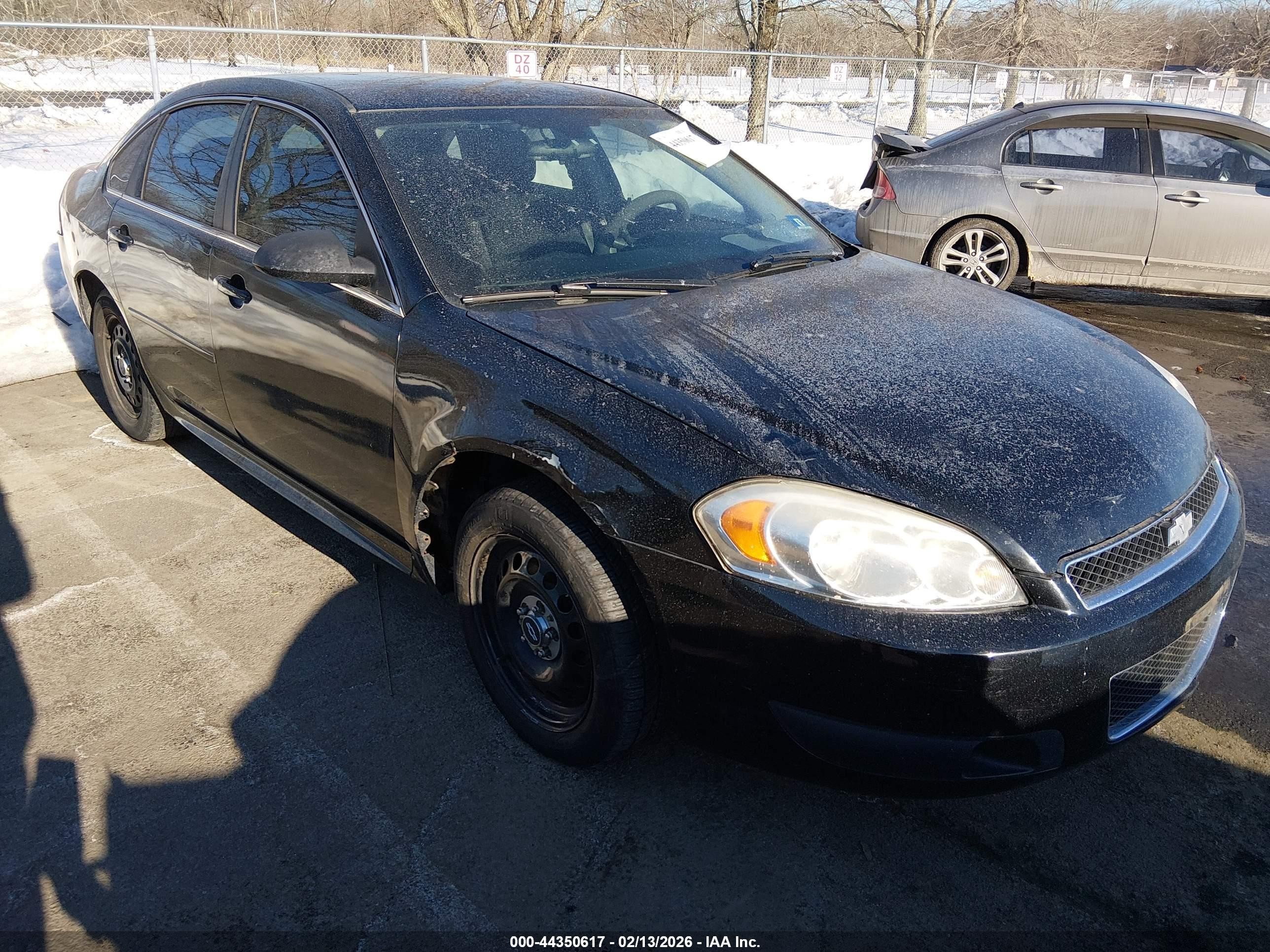 2013 Chevrolet Impala Police, VIN 2G1WD5E31D1252888 — Side