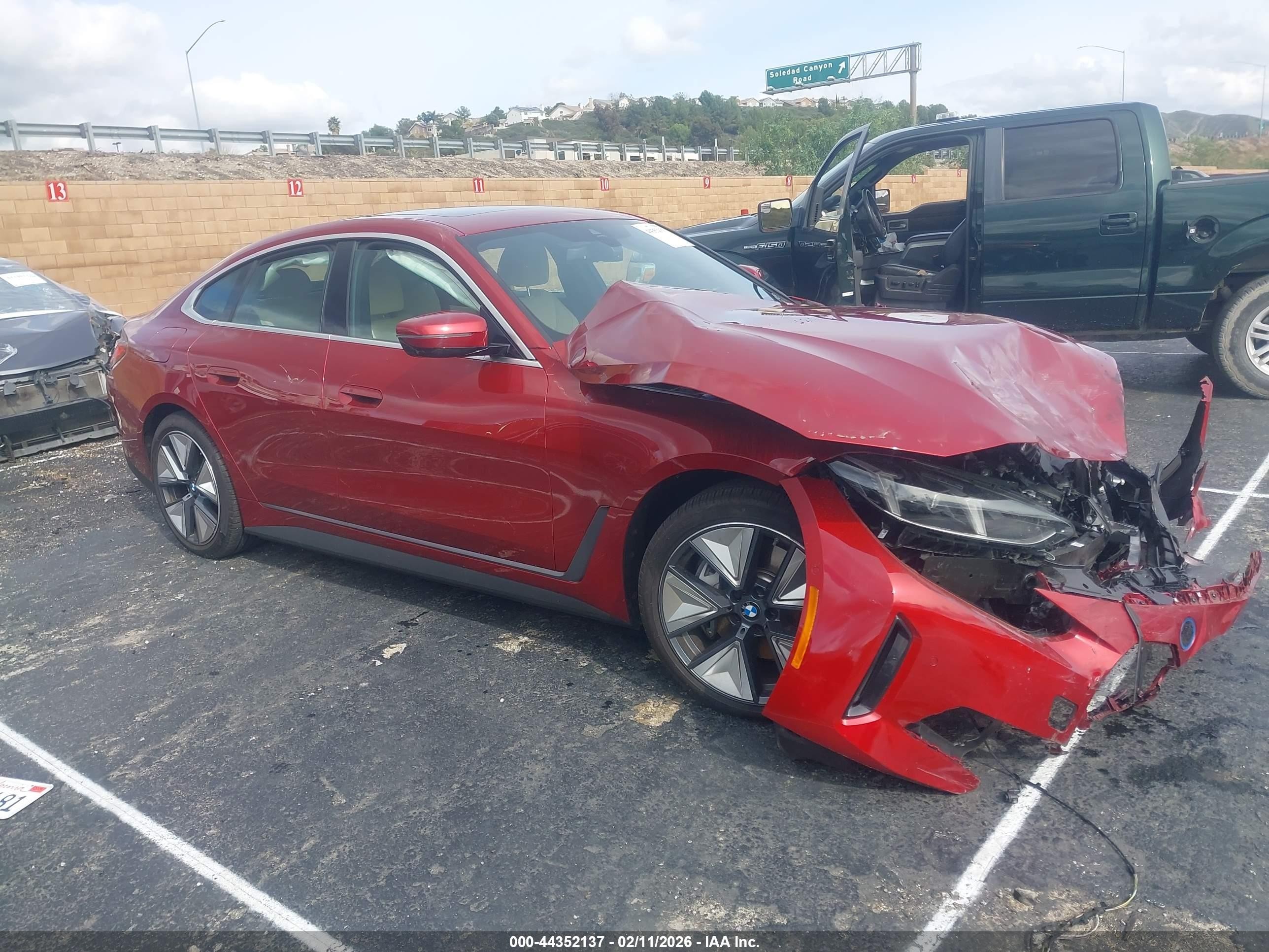 2025 BMW i4 eDrive40, VIN WBY23HD03SFU07866 — Front end
