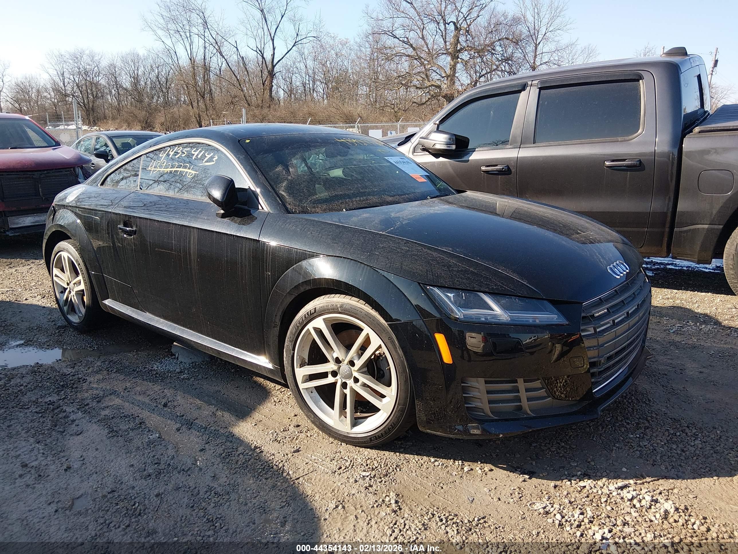 2016 Audi TT 2.0T, VIN TRUC5AFVXG1020354 — Зад
