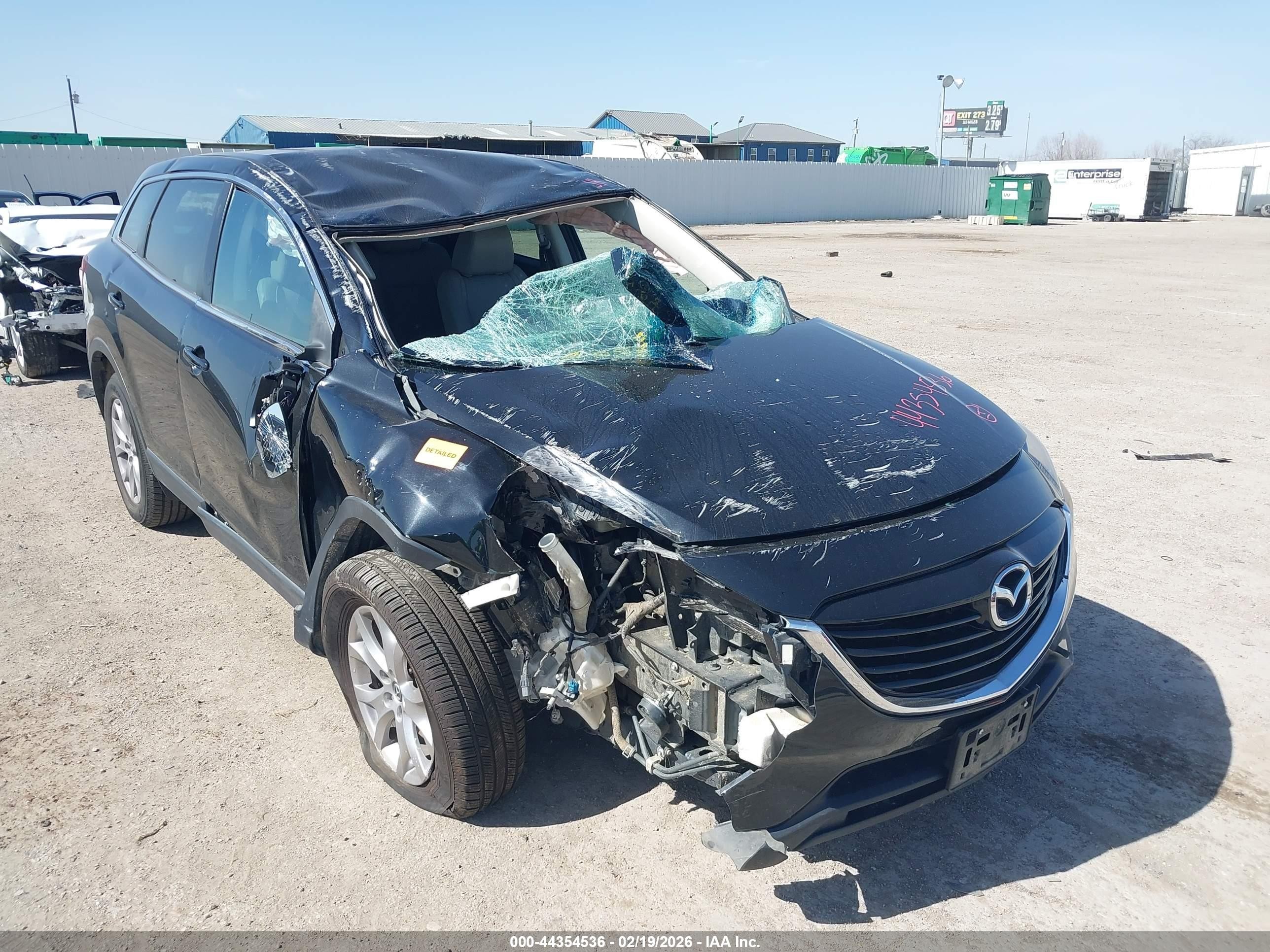 2015 Mazda CX-9 Touring, VIN JM3TB2CV0F0459071 — Rollover