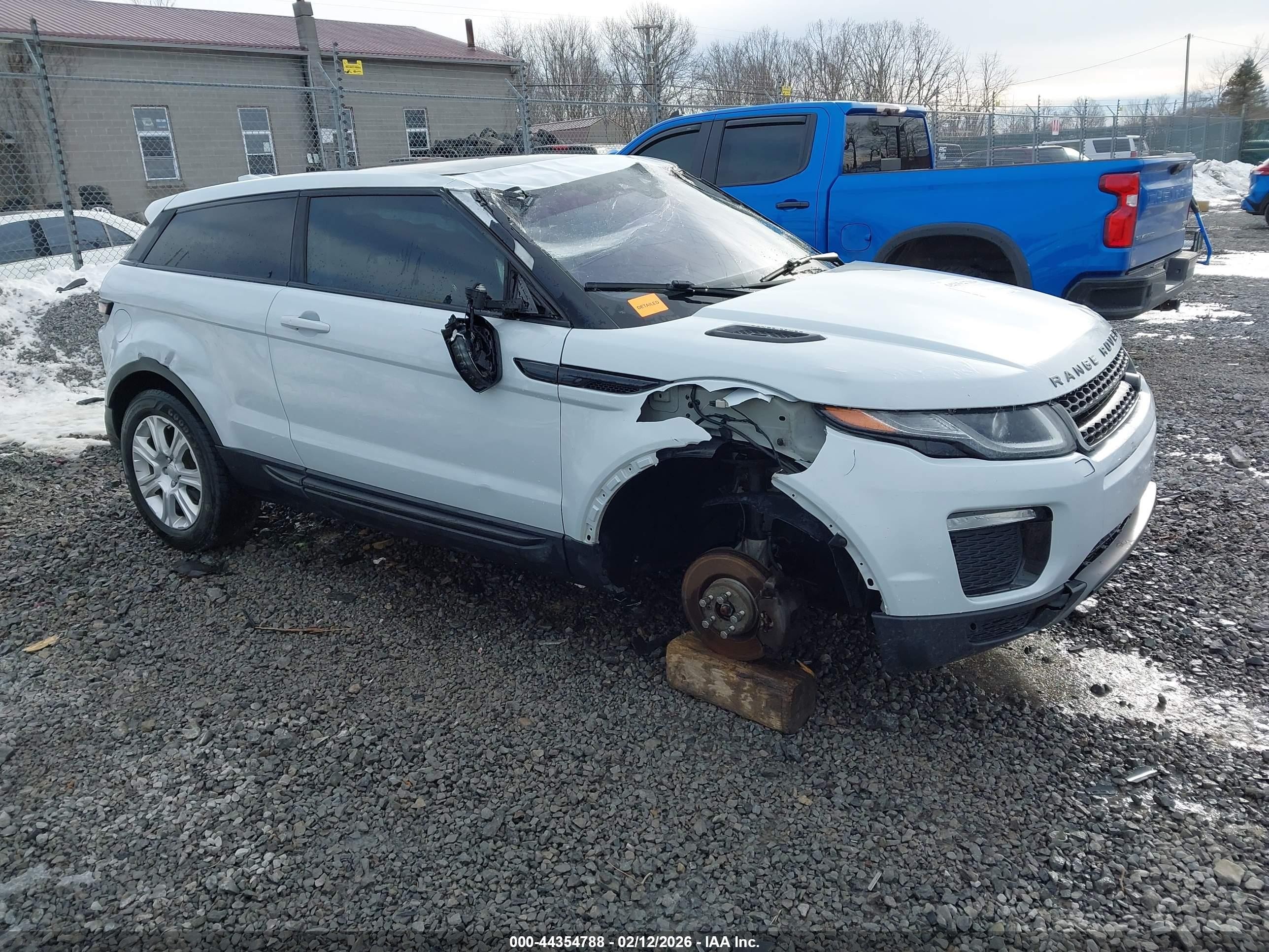 2017 Land Rover Range Rover Evoque Pure Plus, VIN SALVP1BG6HH253430 — Опрокидывание