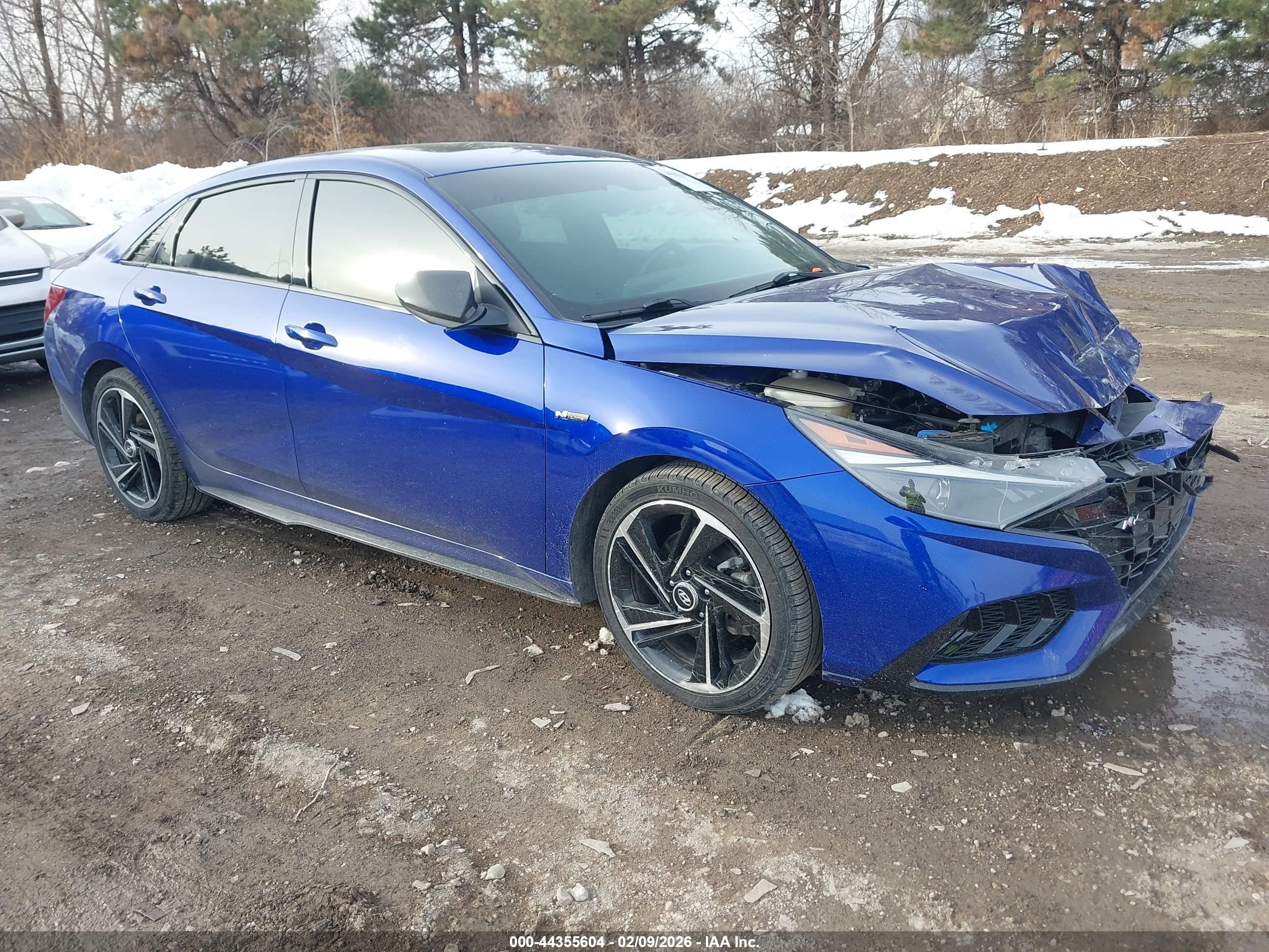 2023 Hyundai Elantra N Line, VIN KMHLR4AF1PU620822 — Front end