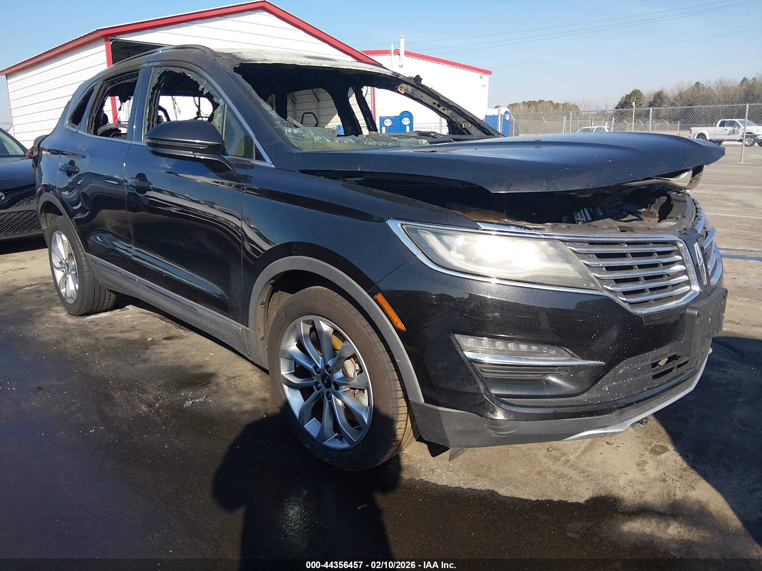 2015 Lincoln MKC, VIN 5LMCJ2A96FUJ47873 — Interior fire