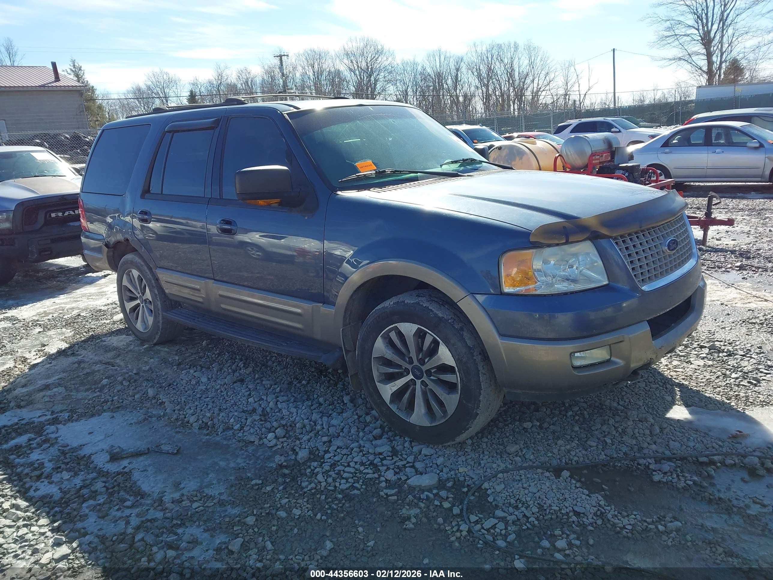 2003 Ford Expedition Eddie Bauer, VIN 1FMFU18L13LA98196 — Бок