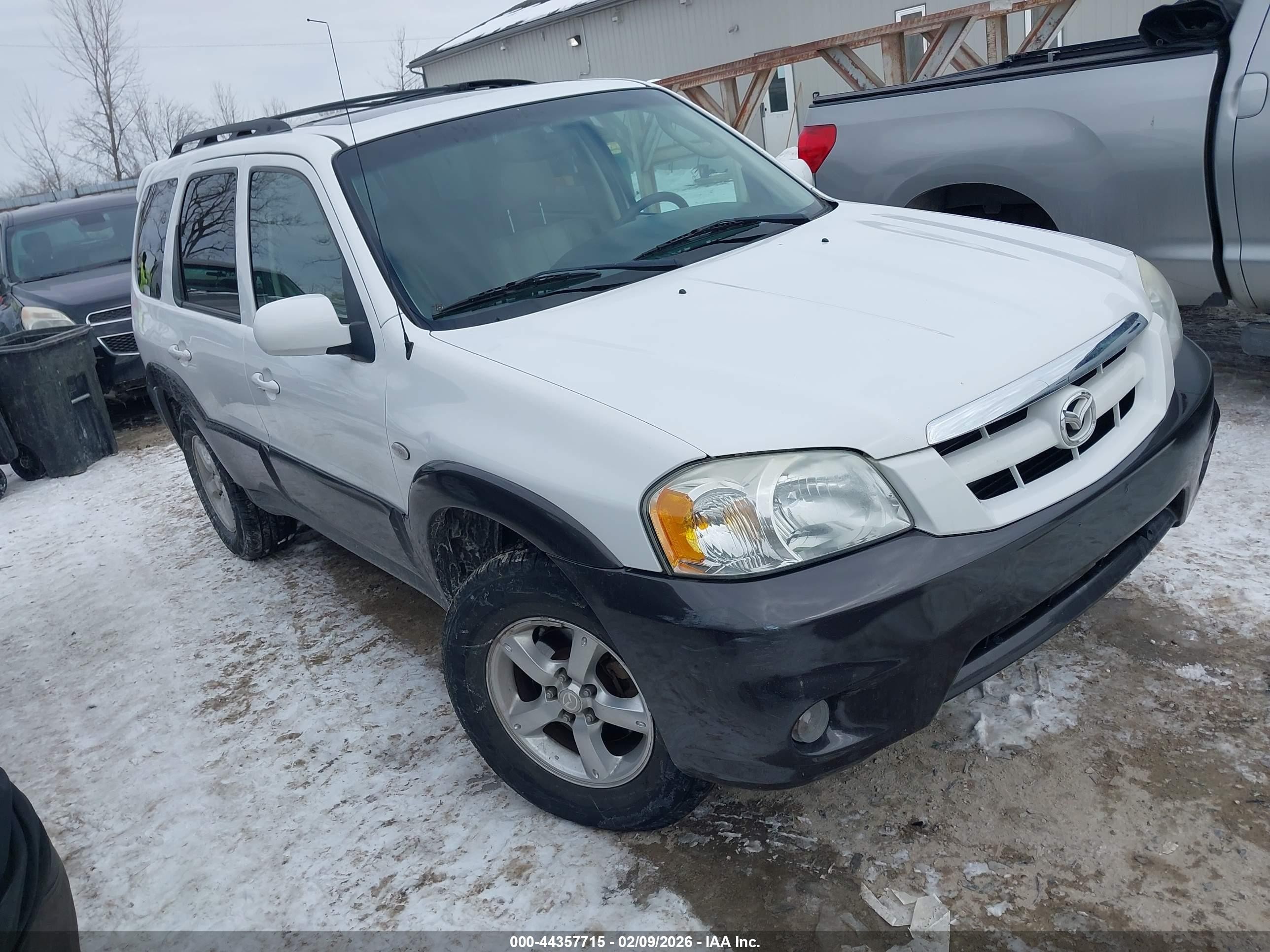2006 Mazda Tribute S, VIN 4F2CZ96196KM30081 — Повреждение рамы