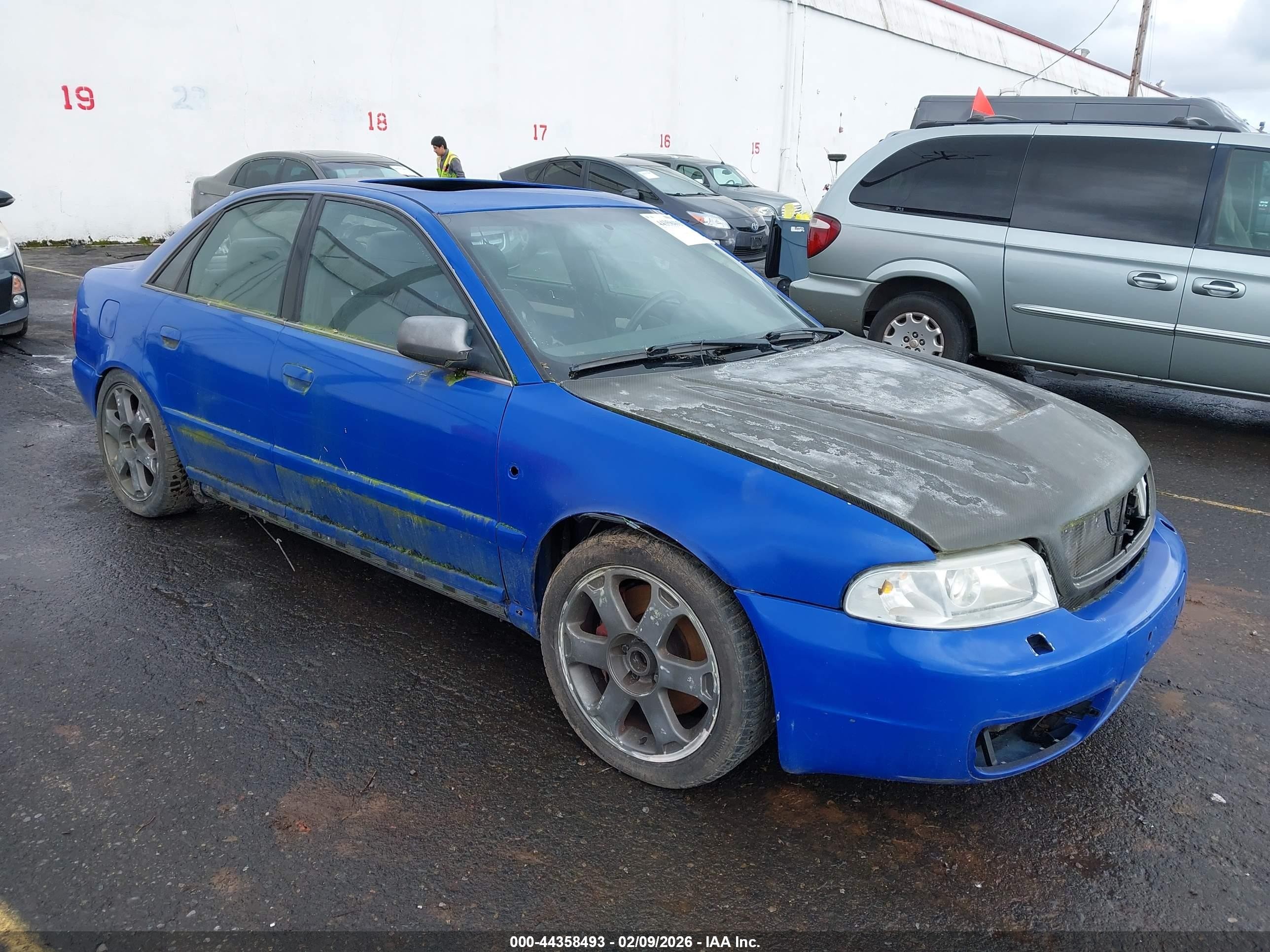 2000 Audi S4, VIN WAUDD68D4YA172101 — Biohazard / chemical