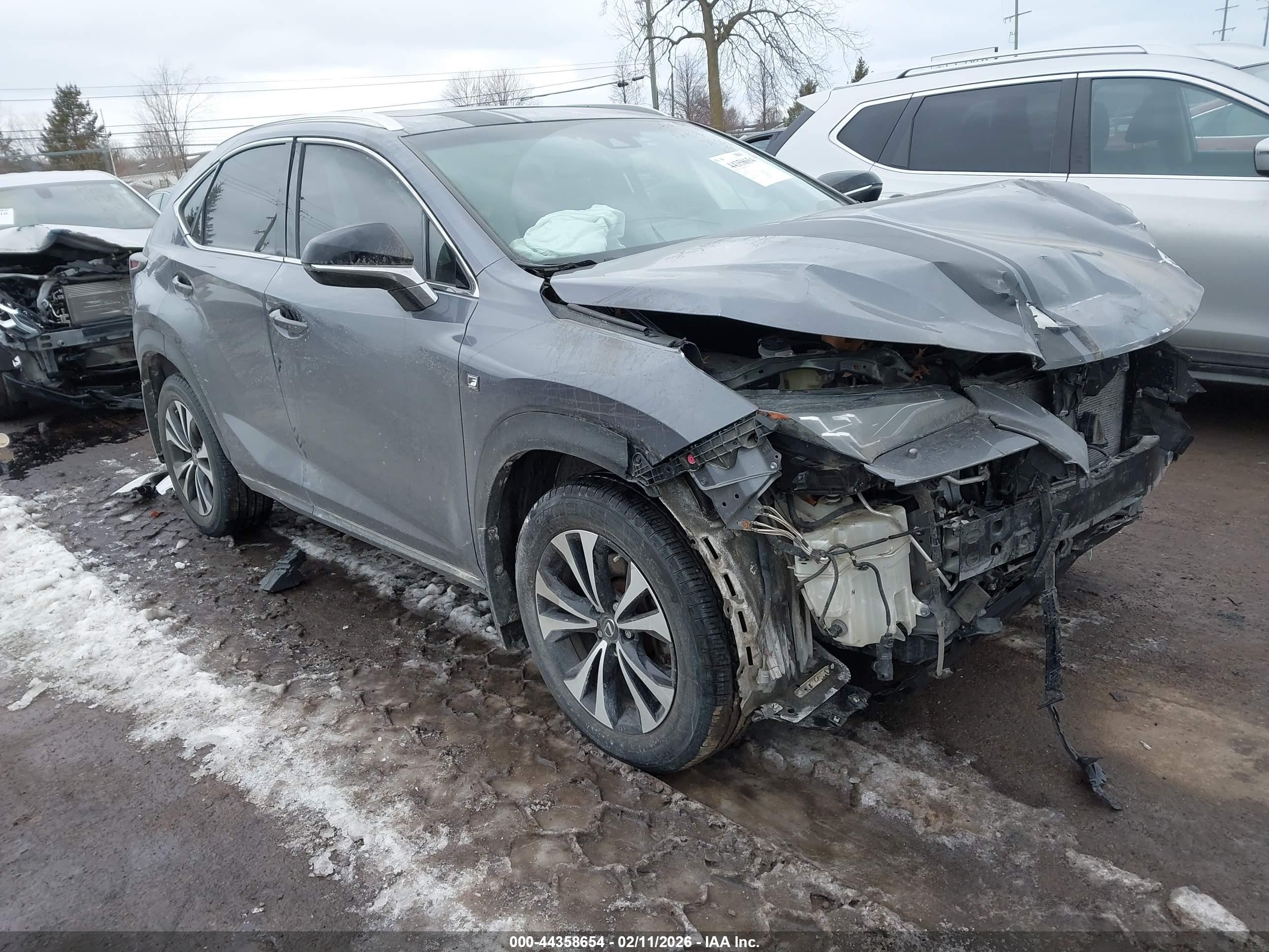 2018 Lexus NX 300 F Sport, VIN JTJBARBZ1J2175351 — Front end